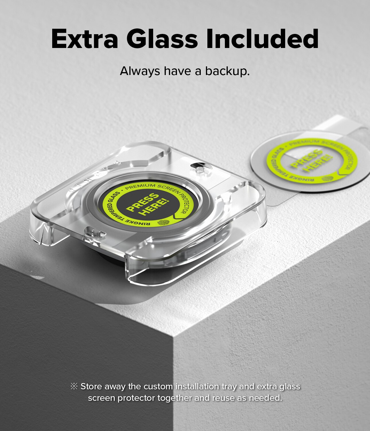 Screen Tempered Glass Pro Samsung Galaxy Watch 8 40mm (2-pack)