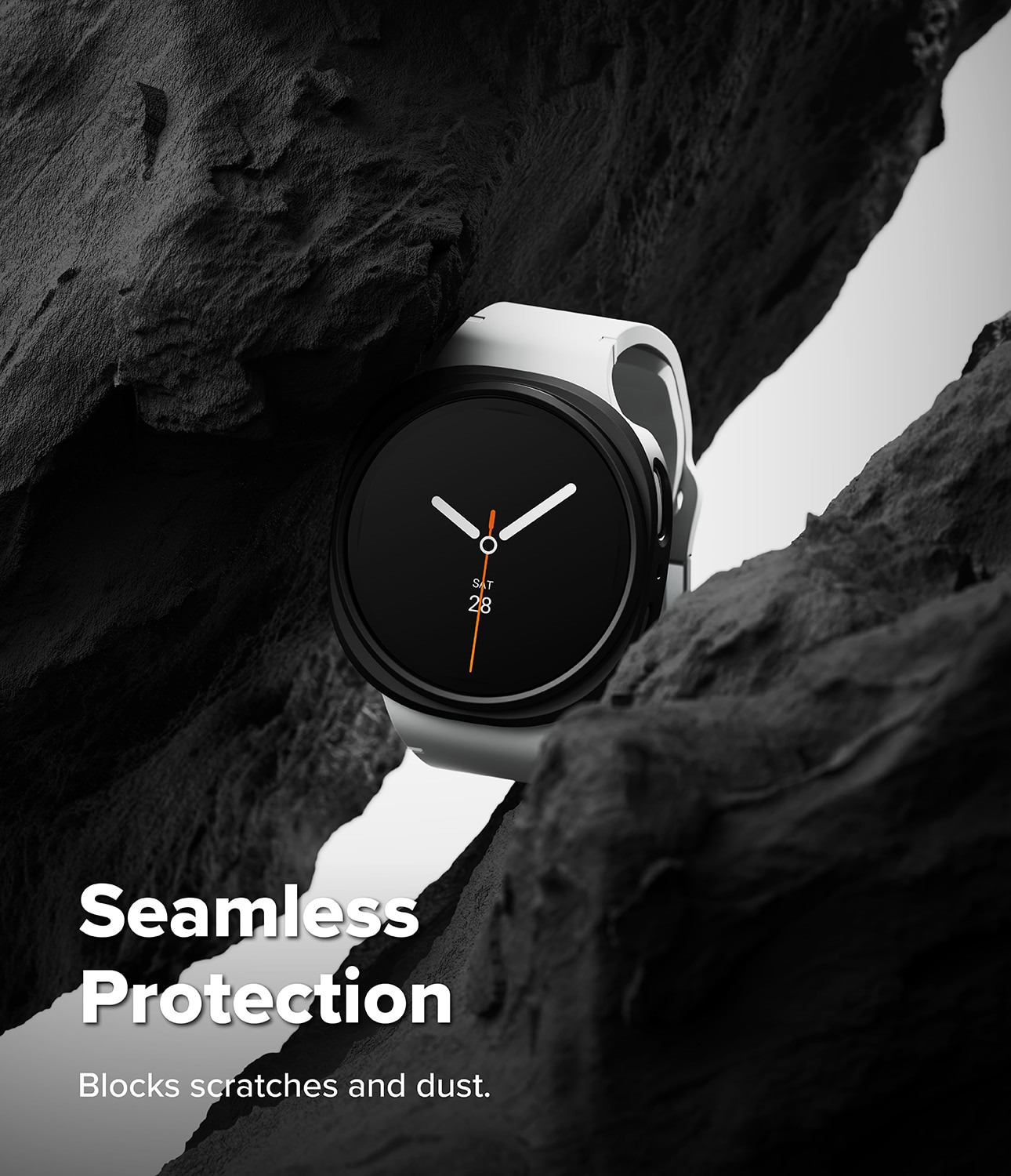 Slim Case (2-pack) Samsung Galaxy Watch 8 44mm Matte Black & Clear