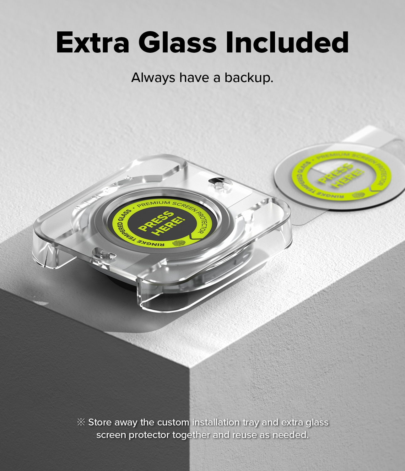Screen Tempered Glass Pro Samsung Galaxy Watch 8 44mm (2-pack)