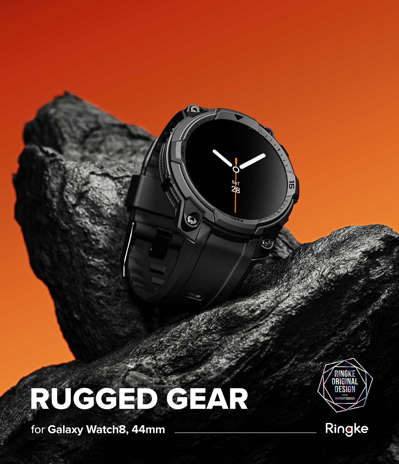 Rugged Gear Samsung Galaxy Watch 8 Classic All Black