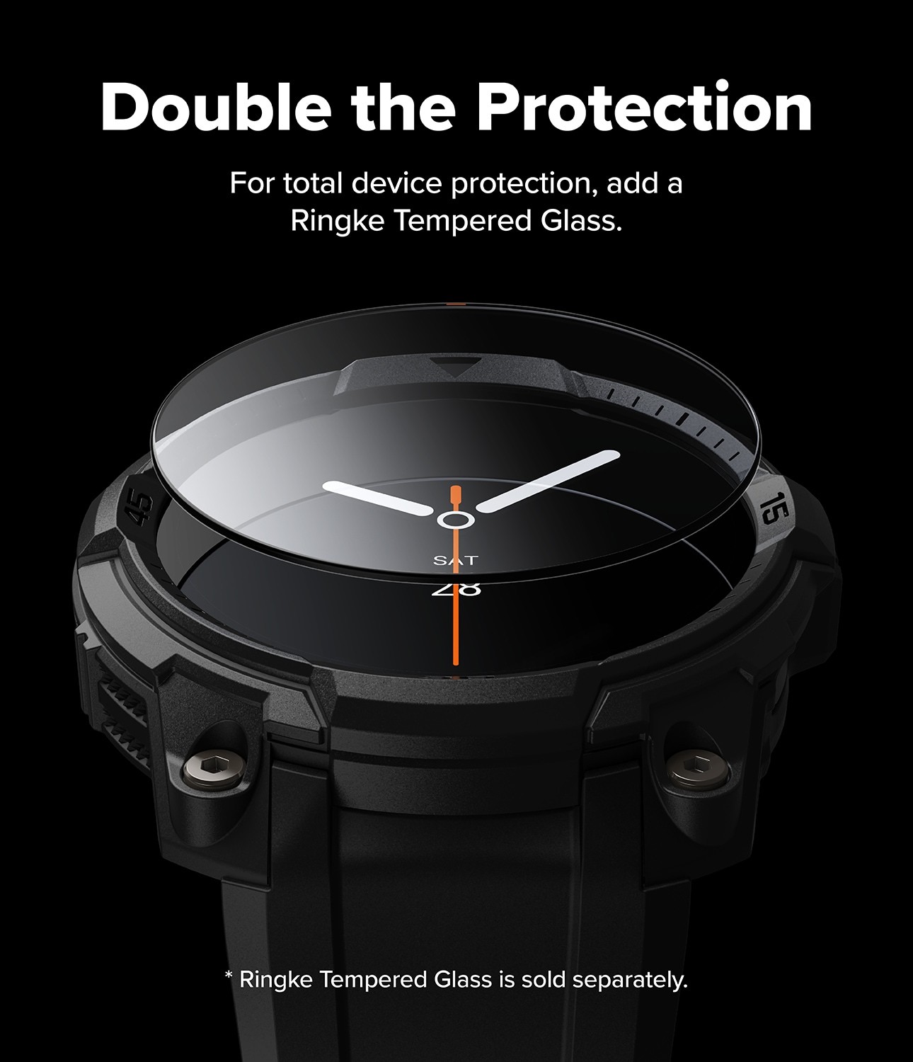 Rugged Gear Samsung Galaxy Watch 8 Classic All Black