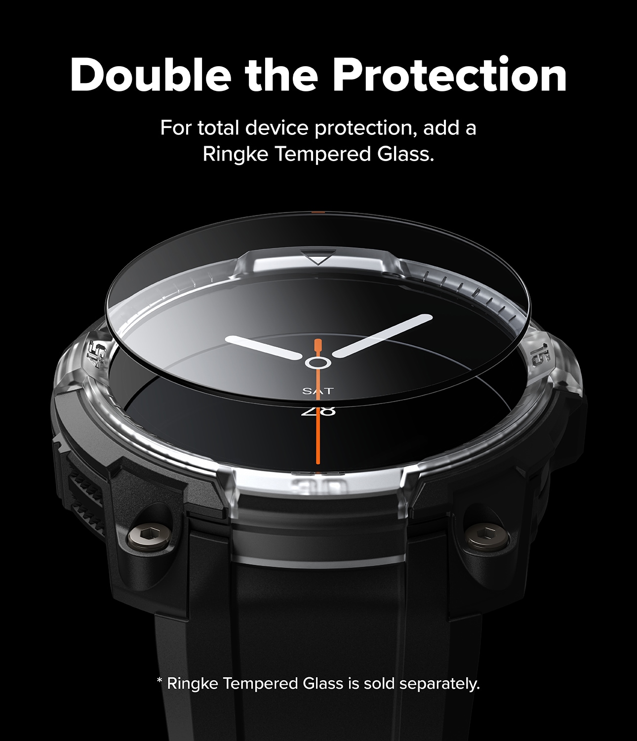 Rugged Gear Samsung Galaxy Watch 8 44mm Musta