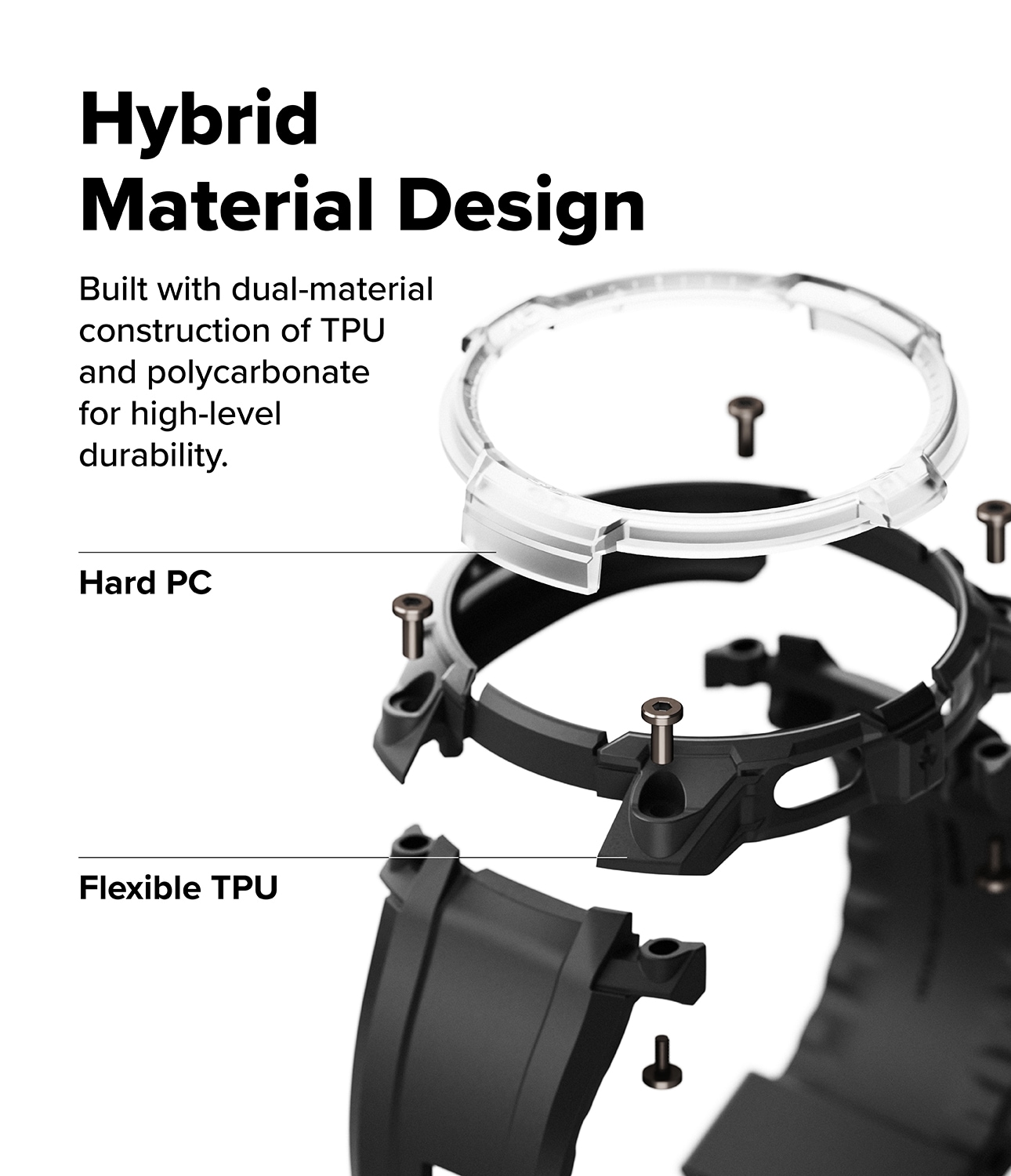 Rugged Gear Samsung Galaxy Watch 8 44mm Musta