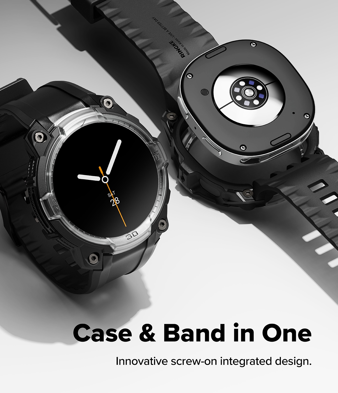 Rugged Gear Samsung Galaxy Watch 8 44mm Musta