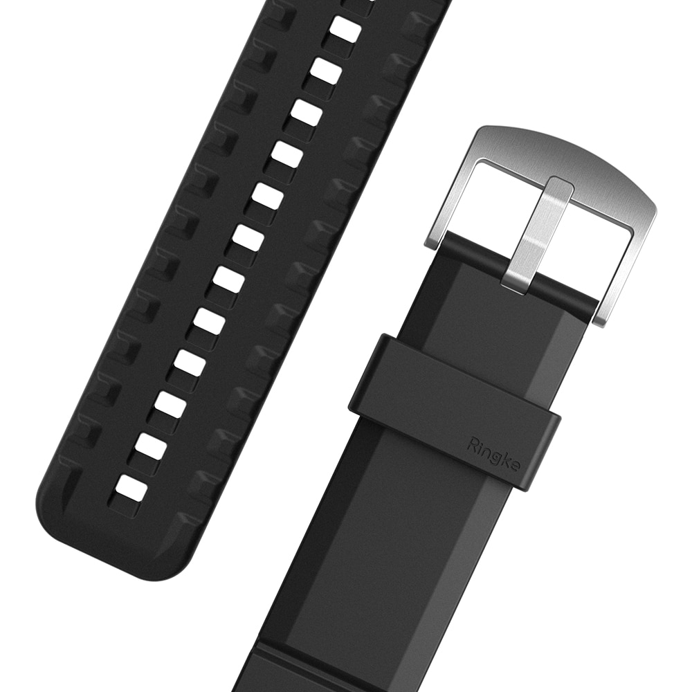 Rubber One Bold Band Samsung Galaxy Watch 4 Classic 46mm Black