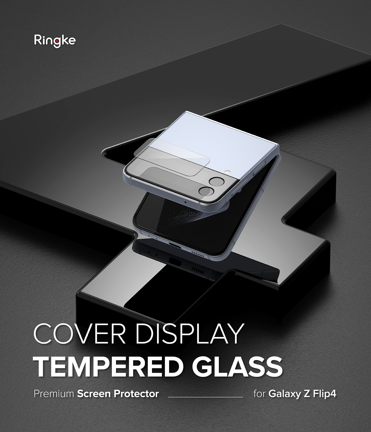 Cover Display Tempered Glass Galaxy Z Flip 4 (3-pack)