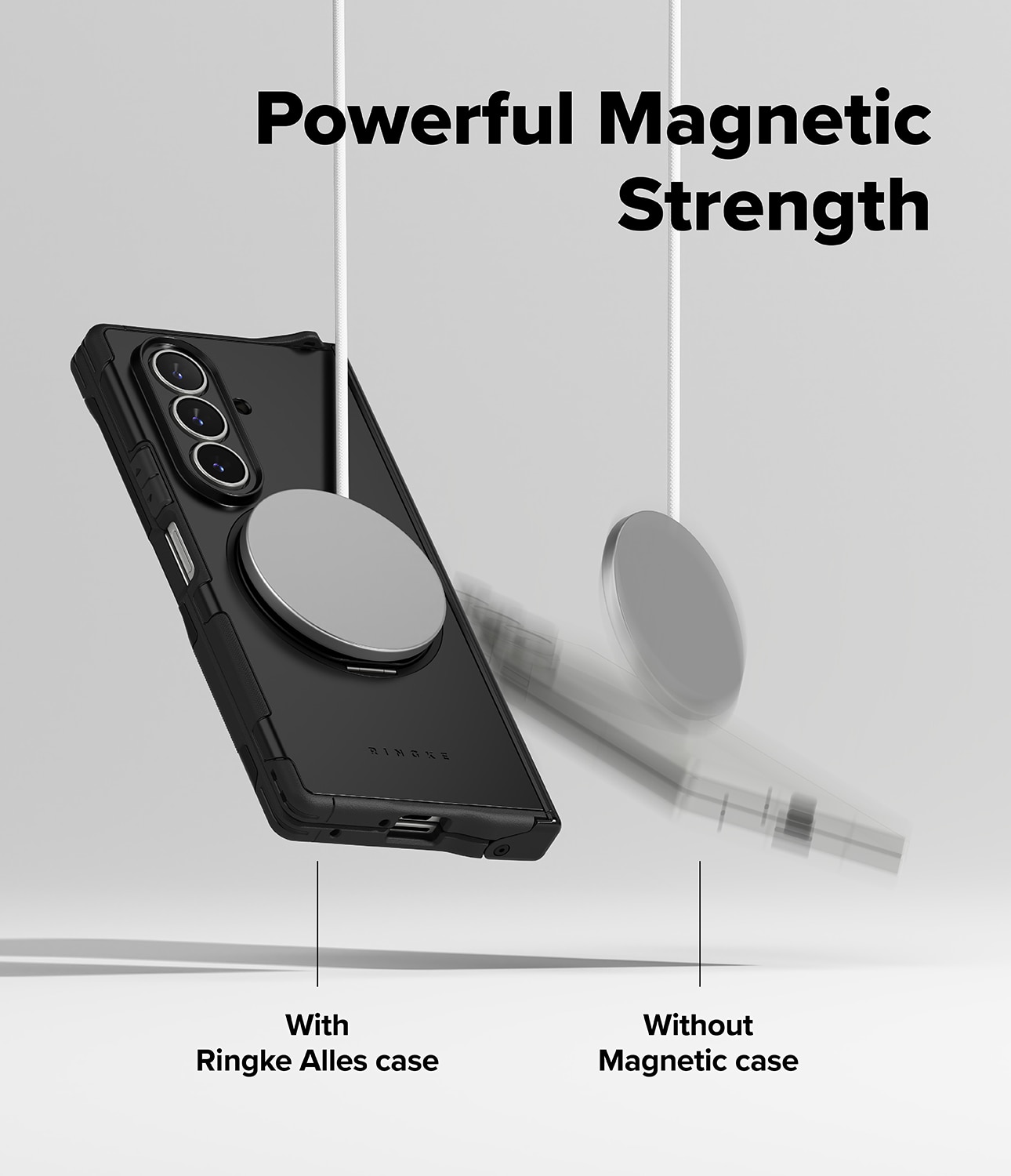 Alles Magnetic Case Samsung Galaxy Z Fold 7 musta