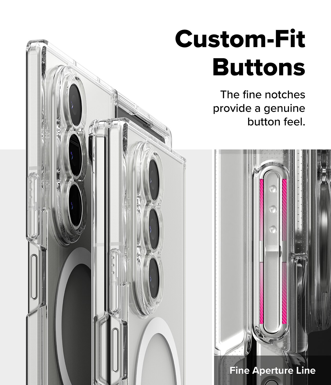 Fusion Magnetic Case Samsung Galaxy Z Fold 7 Matte Clear