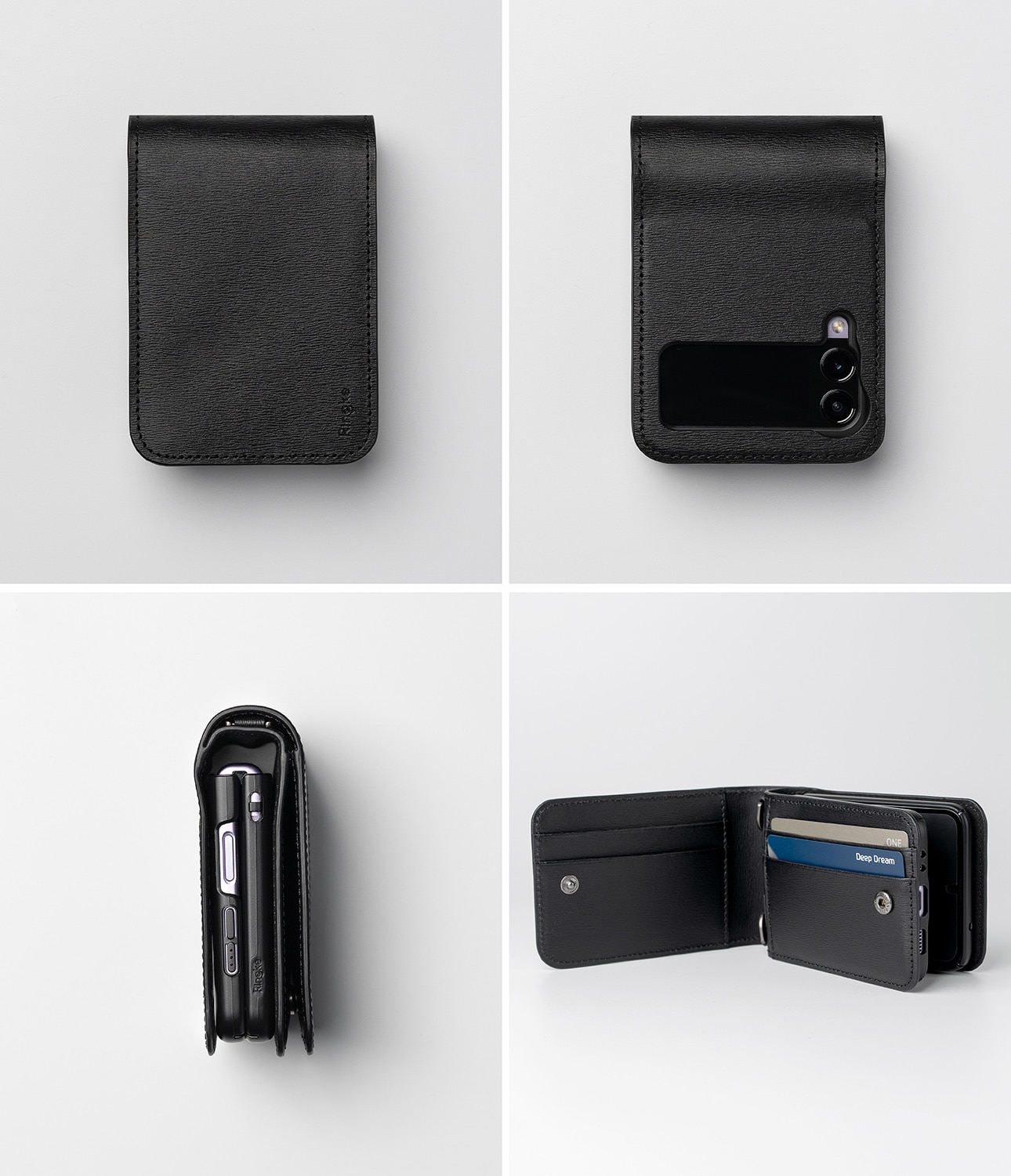 Folio Signature Wallet Samsung Galaxy Z Flip 3 Black