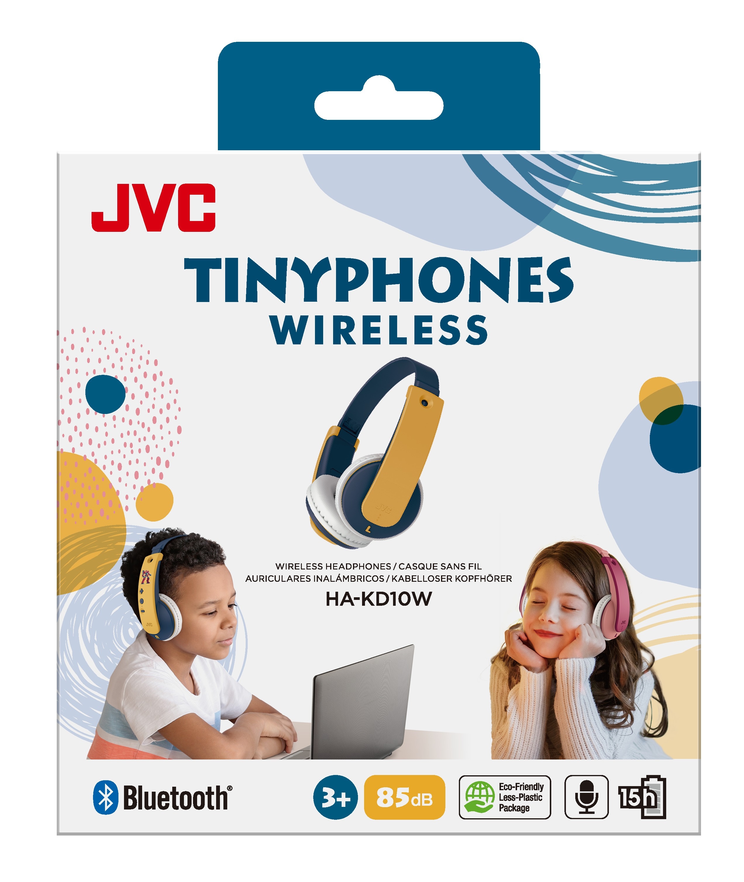 Tinyphones On-Ear Wireless Lasten Kuulokkeet keltainen