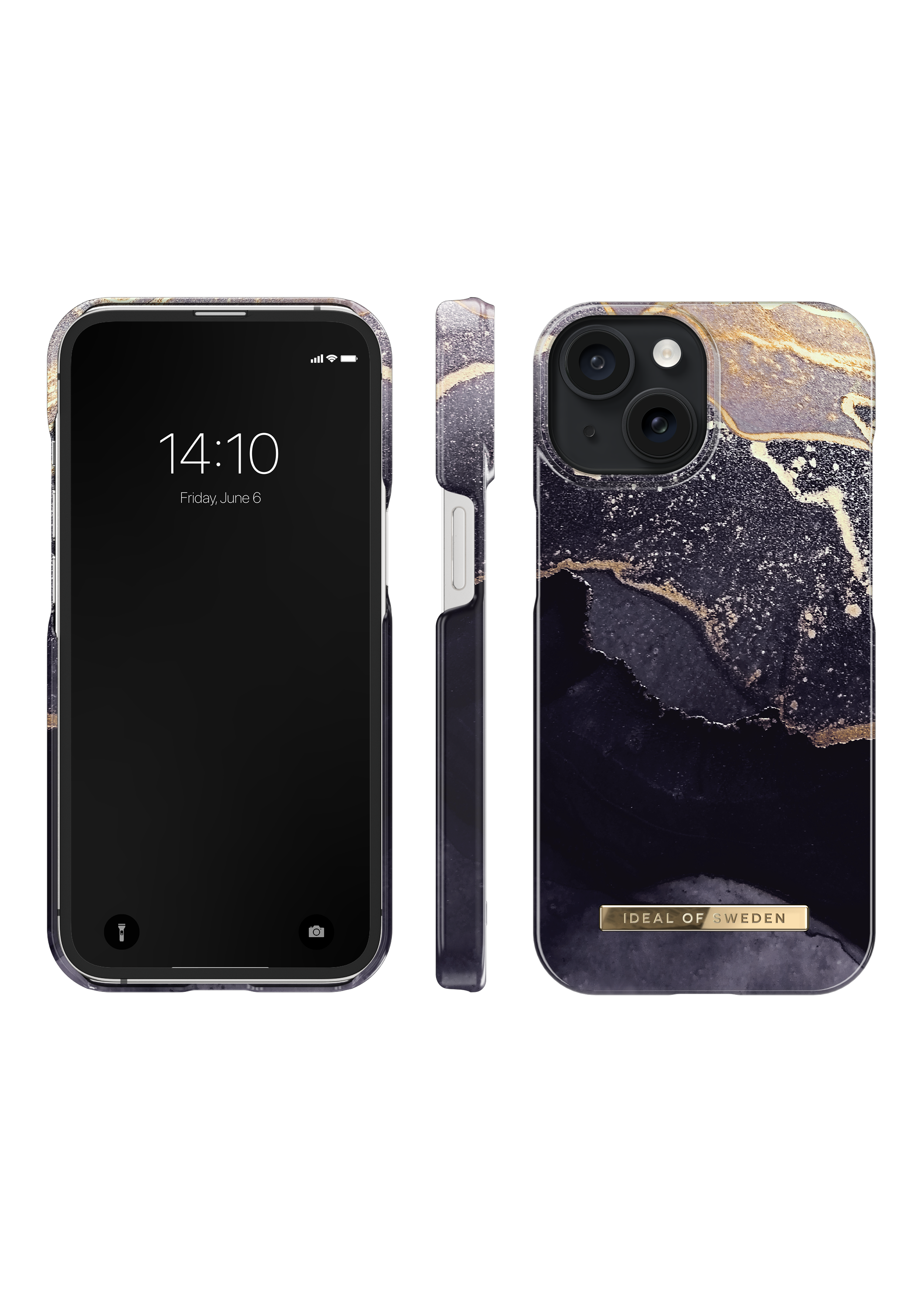 Fashion Kuori iPhone 15 Golden Twilight