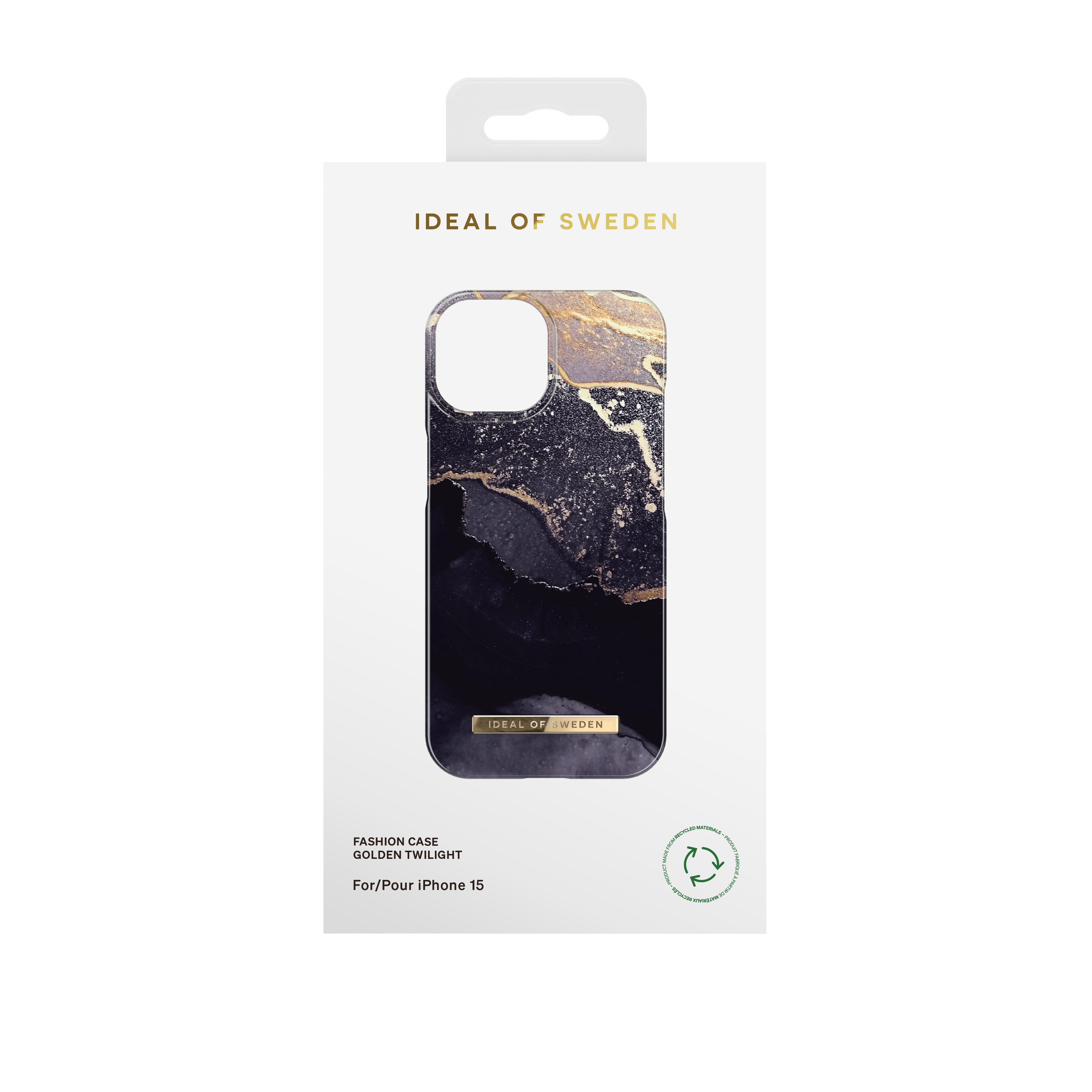 Fashion Kuori iPhone 15 Golden Twilight