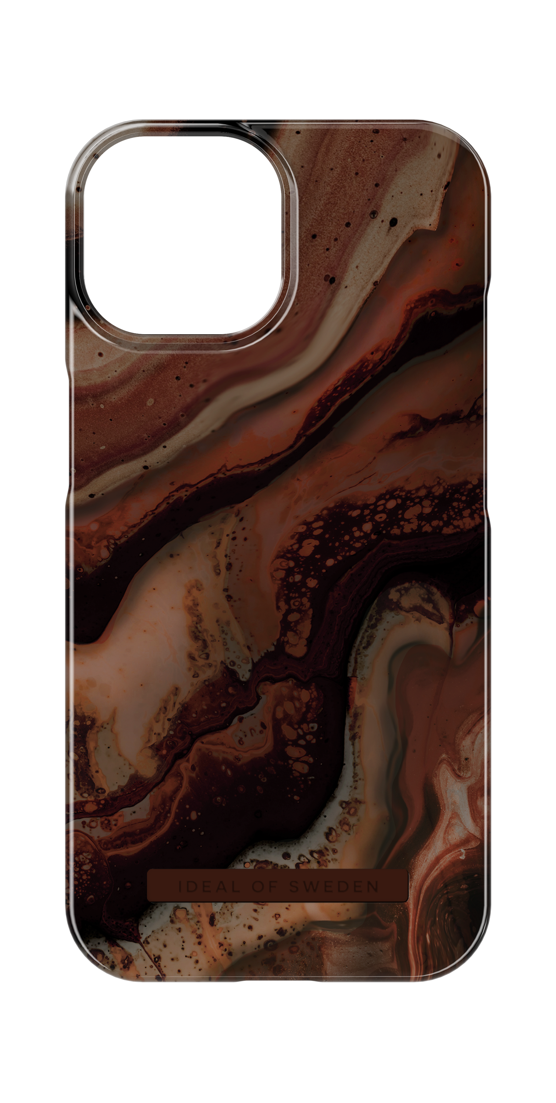 Fashion Kuori iPhone 15 Dark Amber Marble