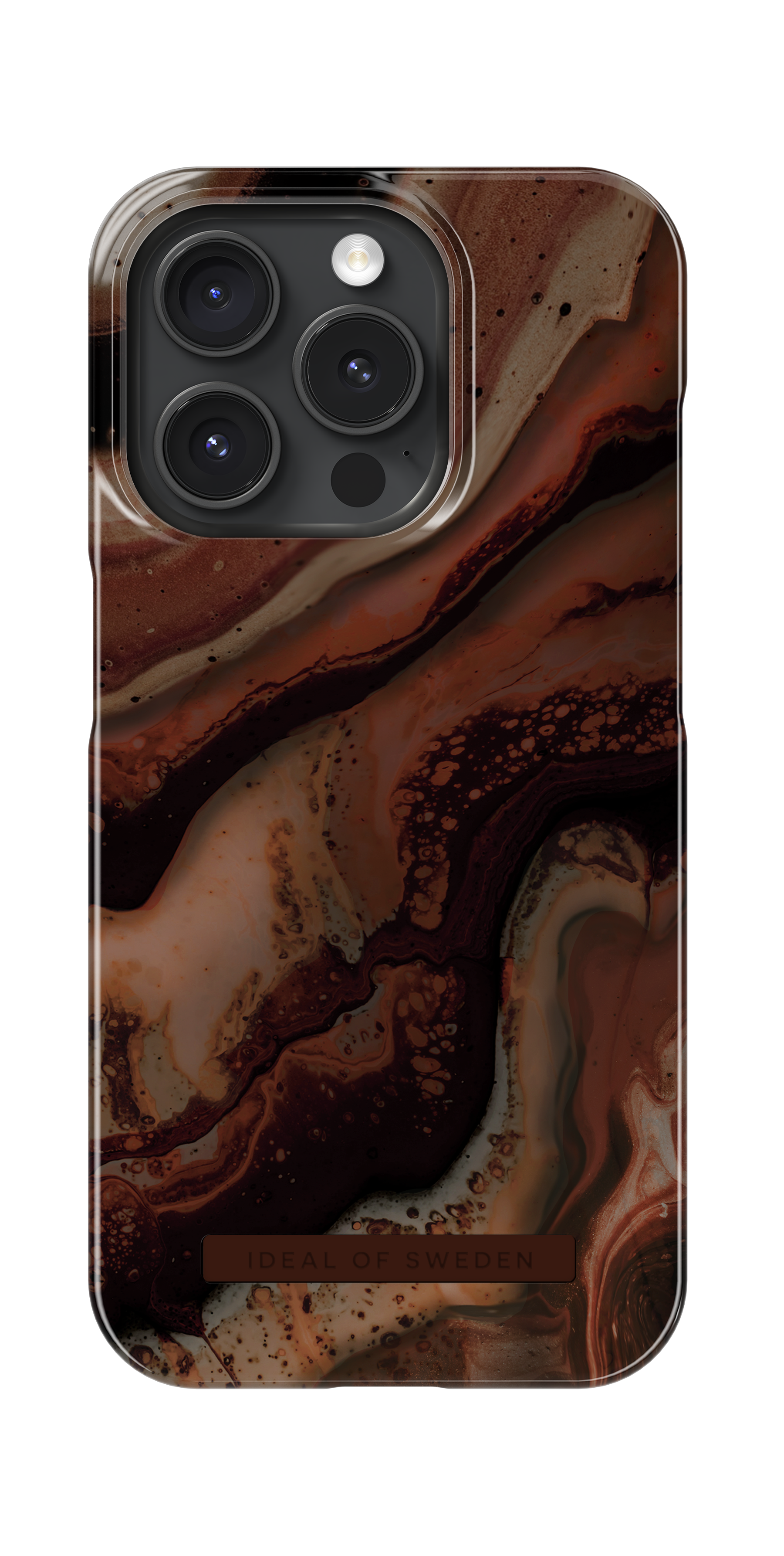 Fashion Kuori iPhone 15 Pro Dark Amber Marble