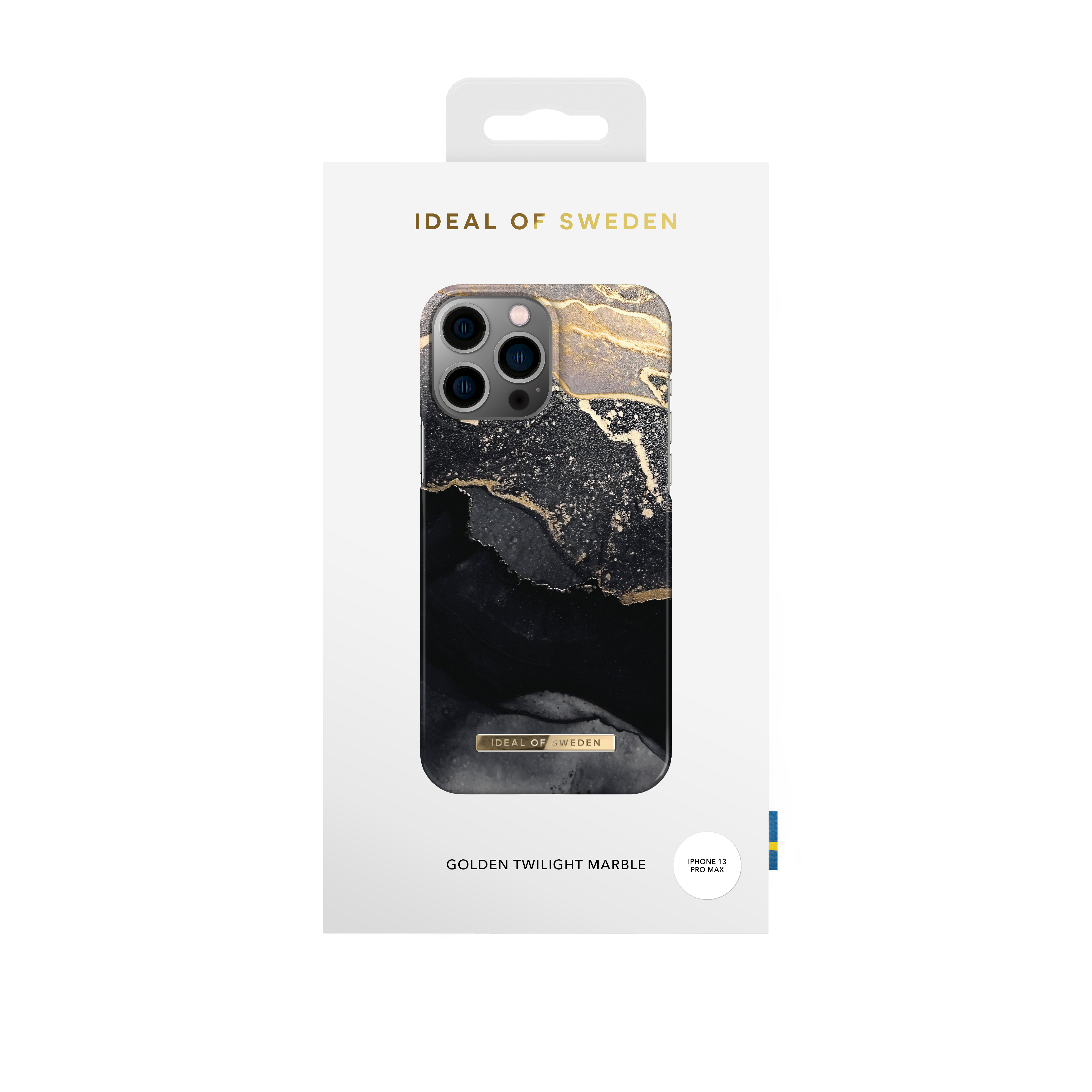 Fashion Case iPhone 13 Pro Max Golden Twilight Marble