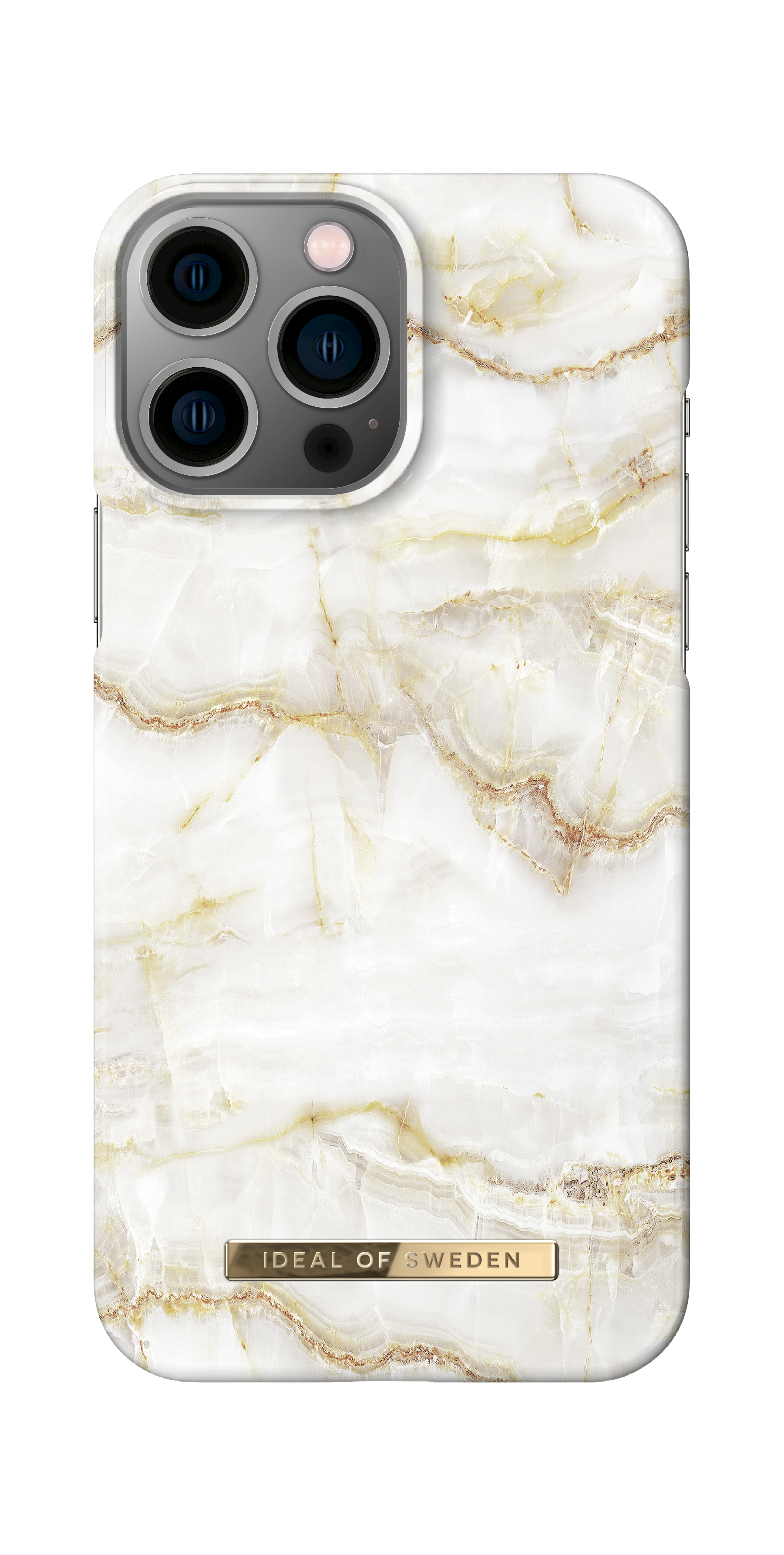 Fashion Case iPhone 13 Pro Max Golden Pearl Marble