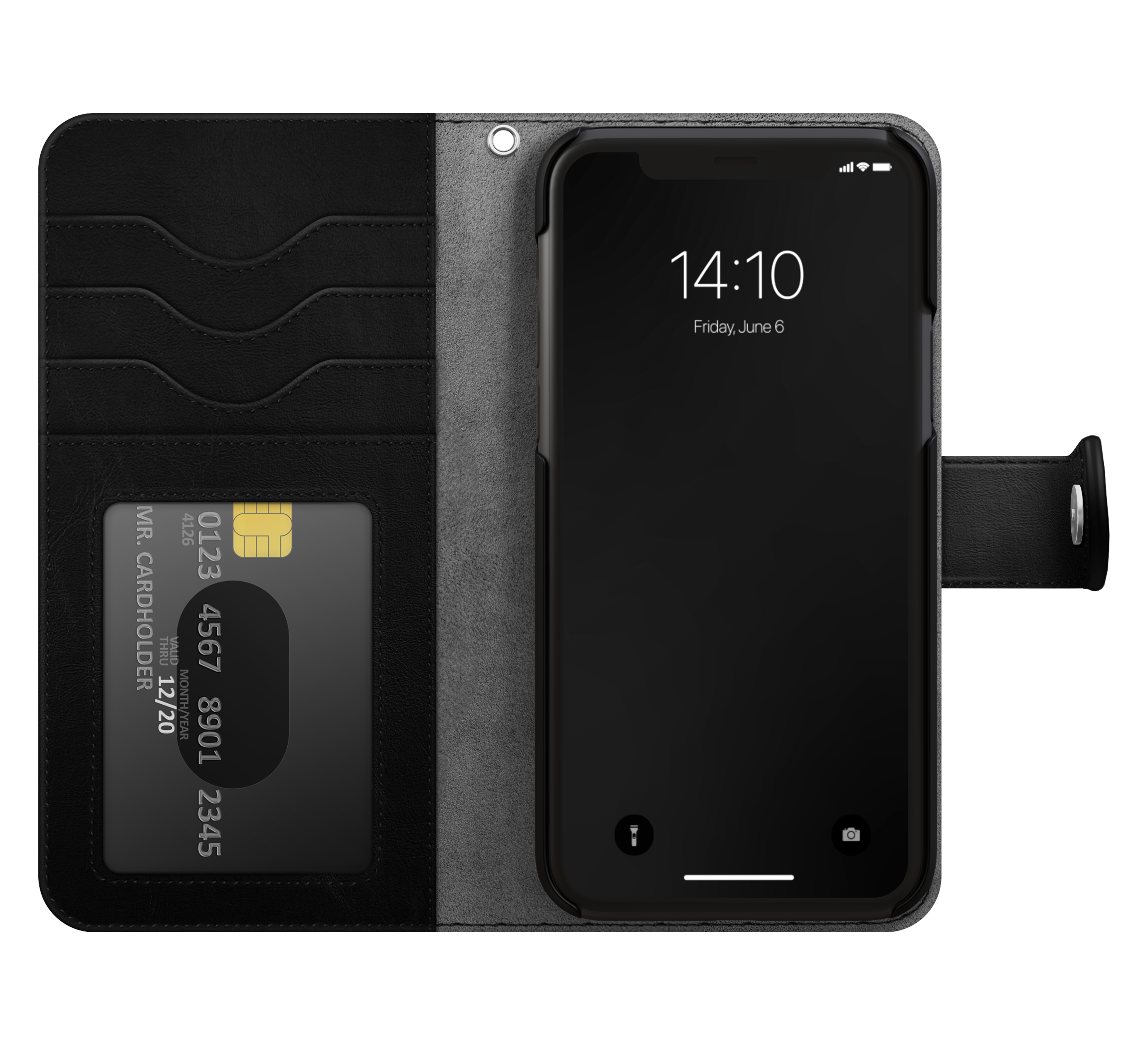 Magnet Wallet+ iPhone 15 Plus Black