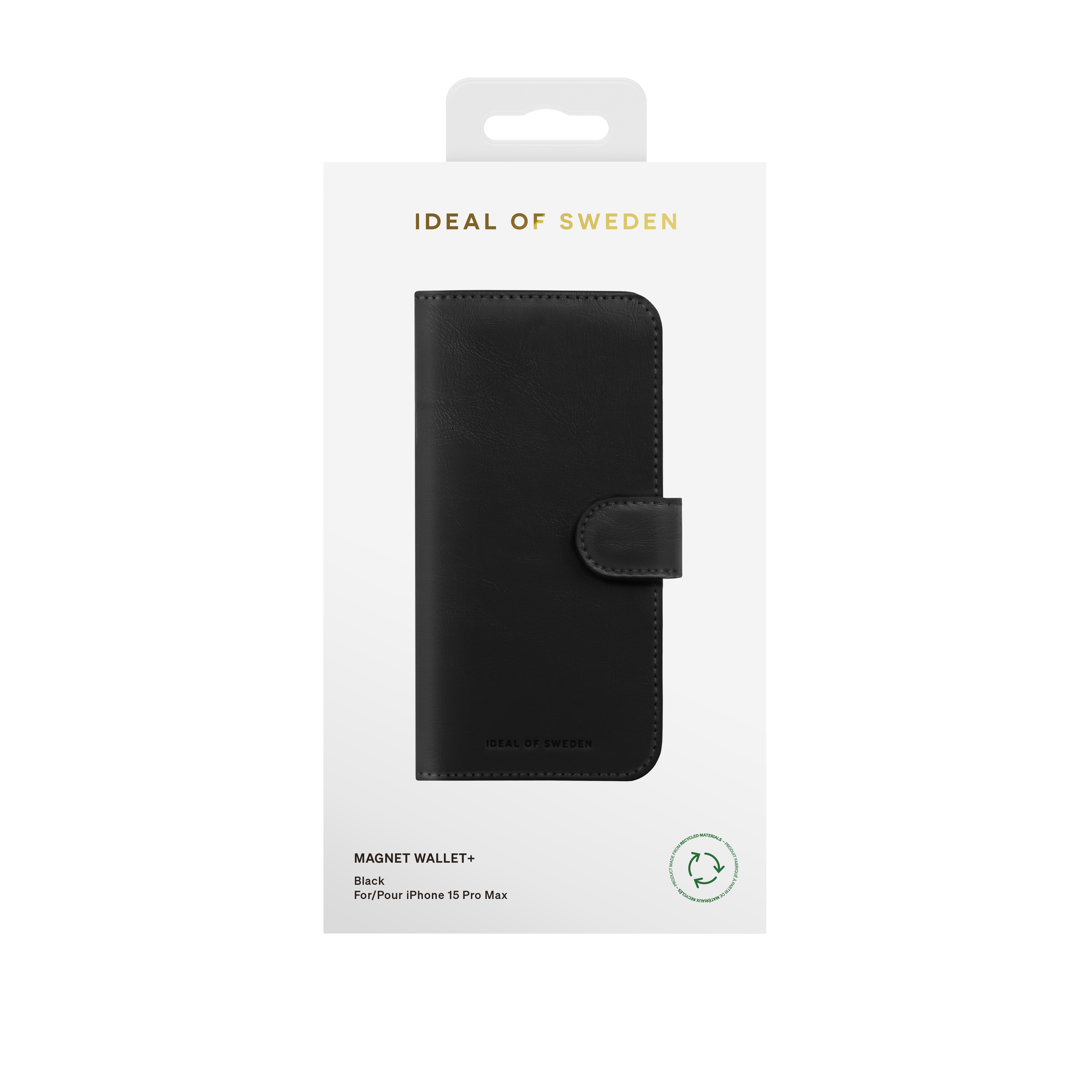 Magnet Wallet+ iPhone 15 Pro Max Black