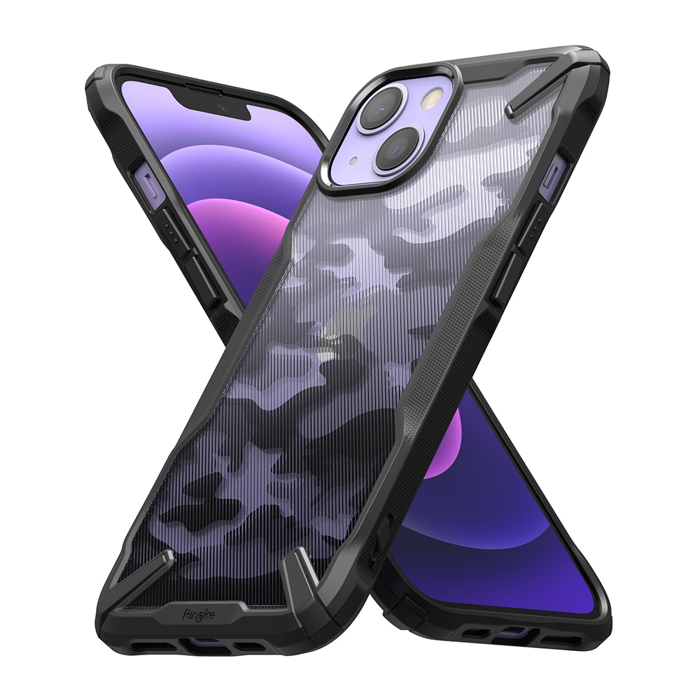 Fusion X Design Case iPhone 13 Mini Camo Black