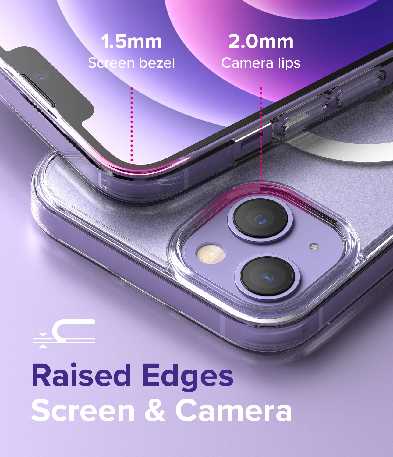 Fusion Magnetic Case iPhone 13 Mini Matte Clear