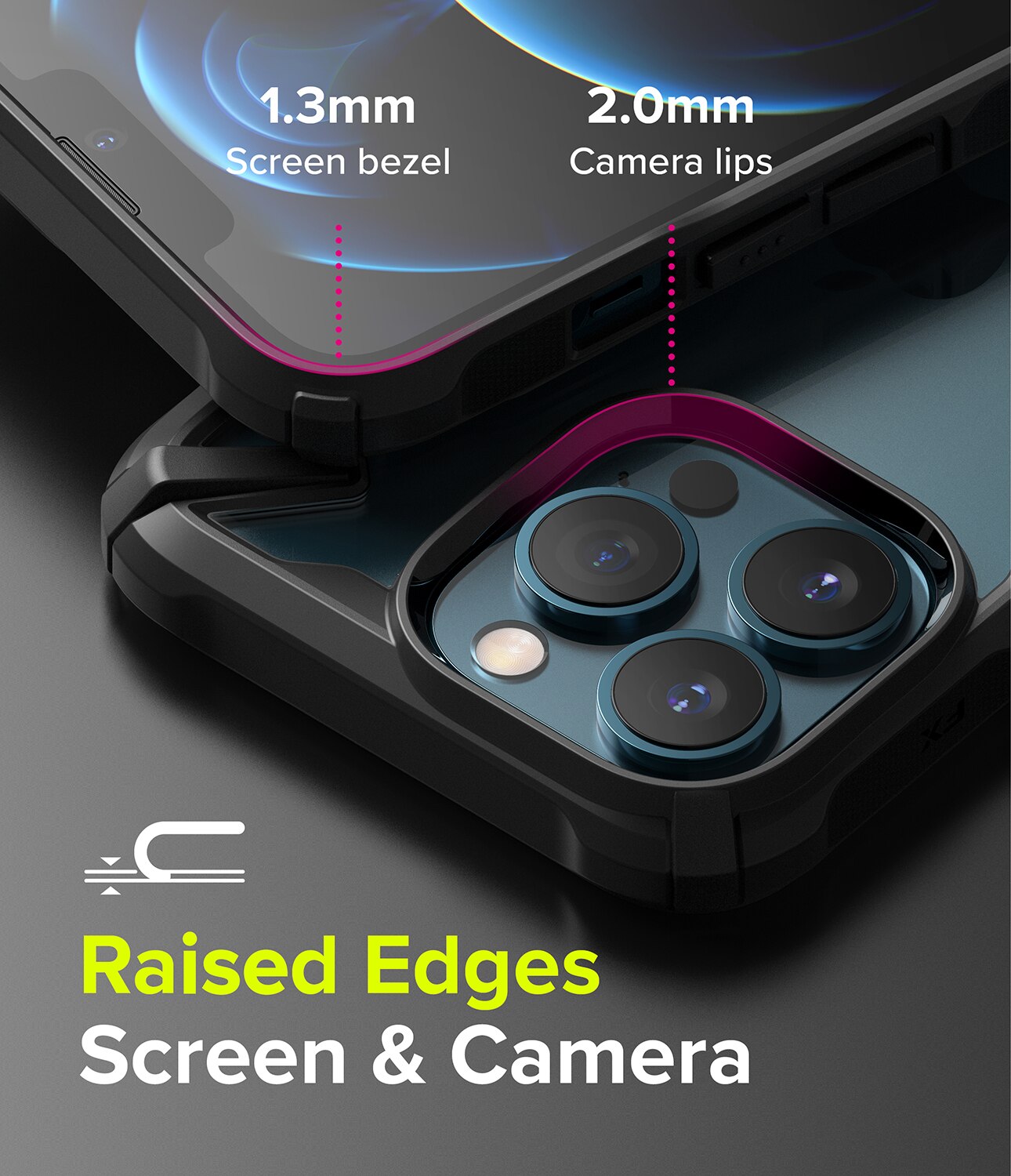Fusion X Case Apple iPhone 13 Pro Max Musta
