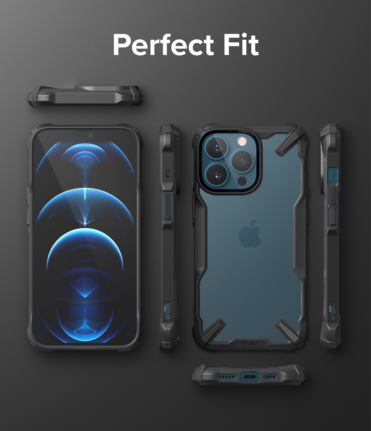 Fusion X Case iPhone 13 Pro Musta