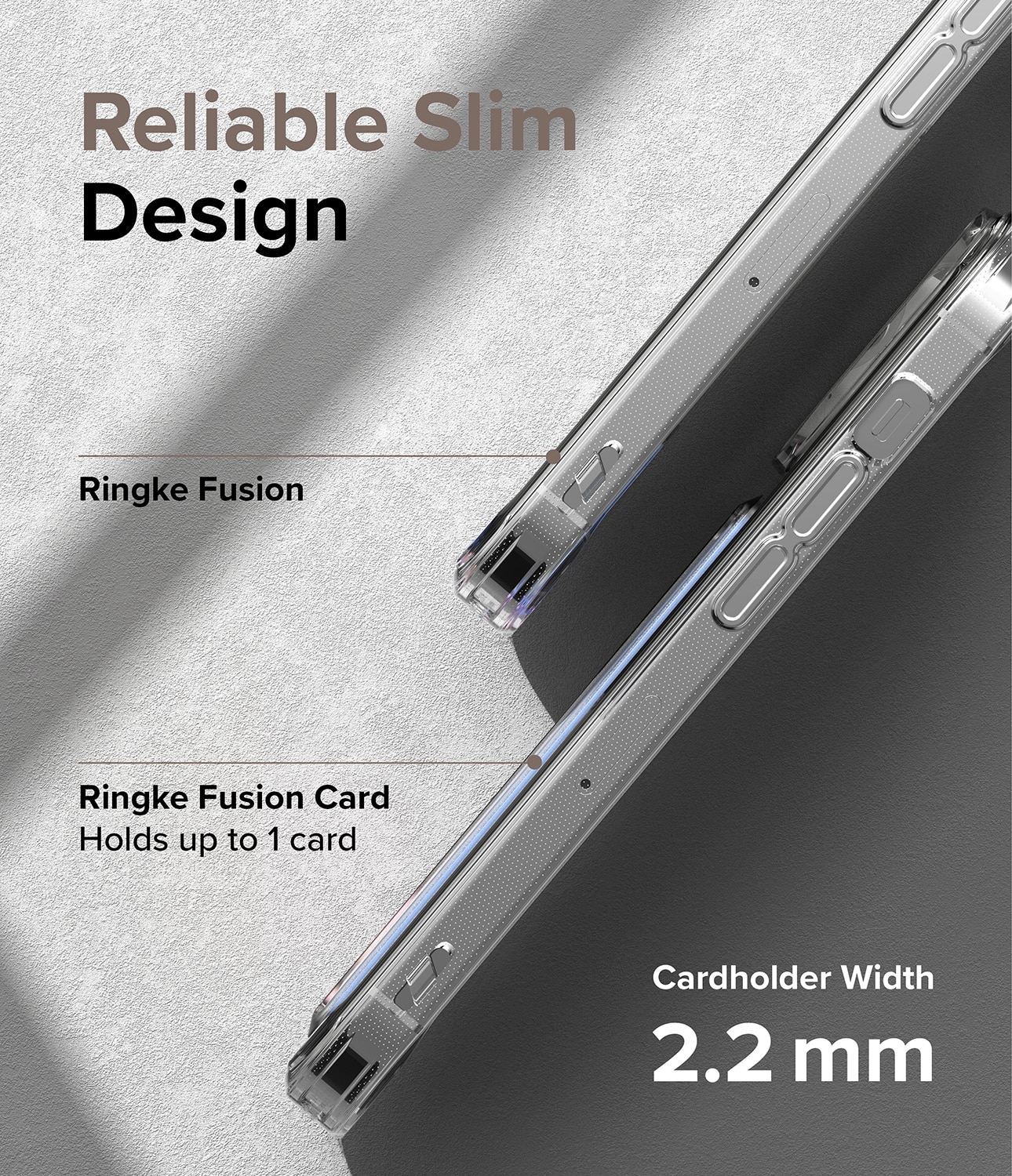 Fusion Card Case iPhone 14 Pro Clear