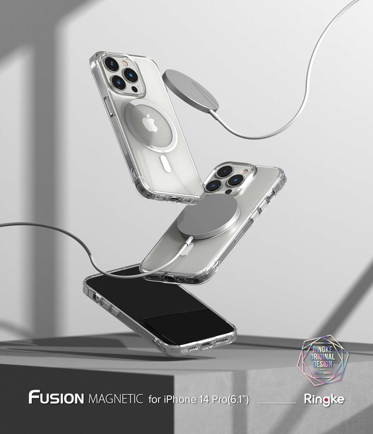 Fusion Magnetic Case iPhone 14 Pro Matte Clear