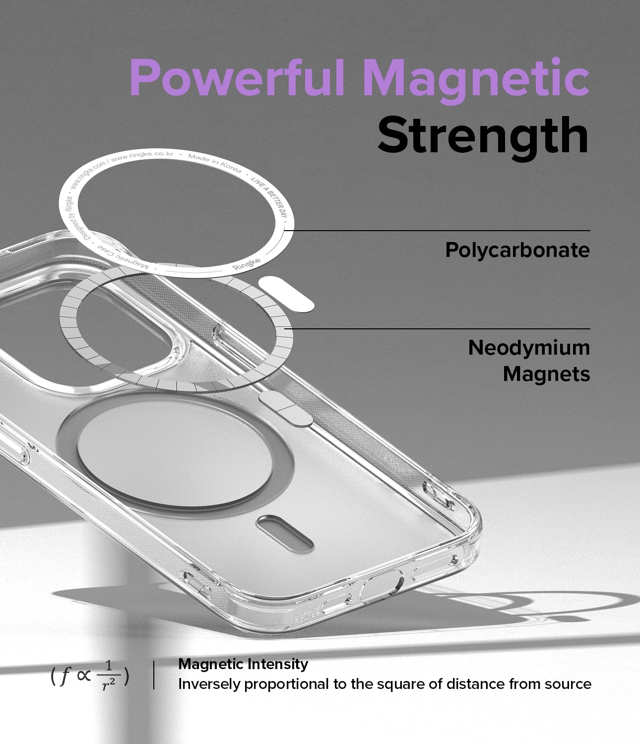 Fusion Magnetic Case iPhone 14 Pro Matte Clear