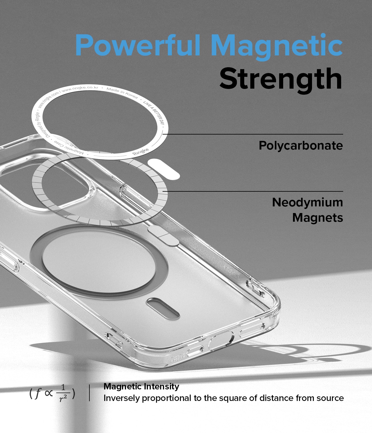 Fusion Magnetic Case iPhone 14 Plus Matte Clear