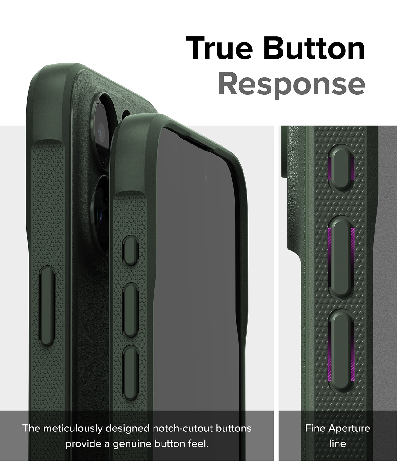 Onyx Magnetic Case iPhone 15 Pro Dark Green