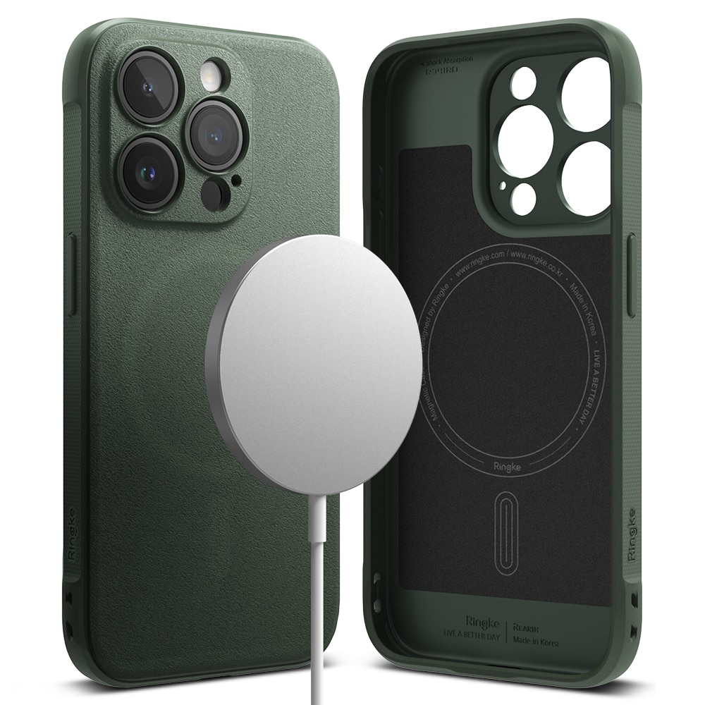 Onyx Magnetic Case iPhone 15 Pro Dark Green