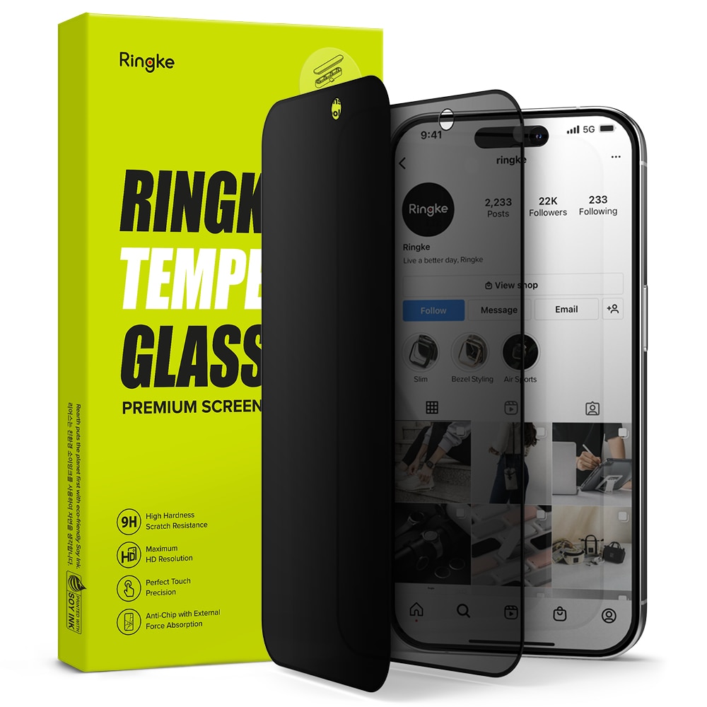 Privacy Screen Protector Glass iPhone 15 Pro