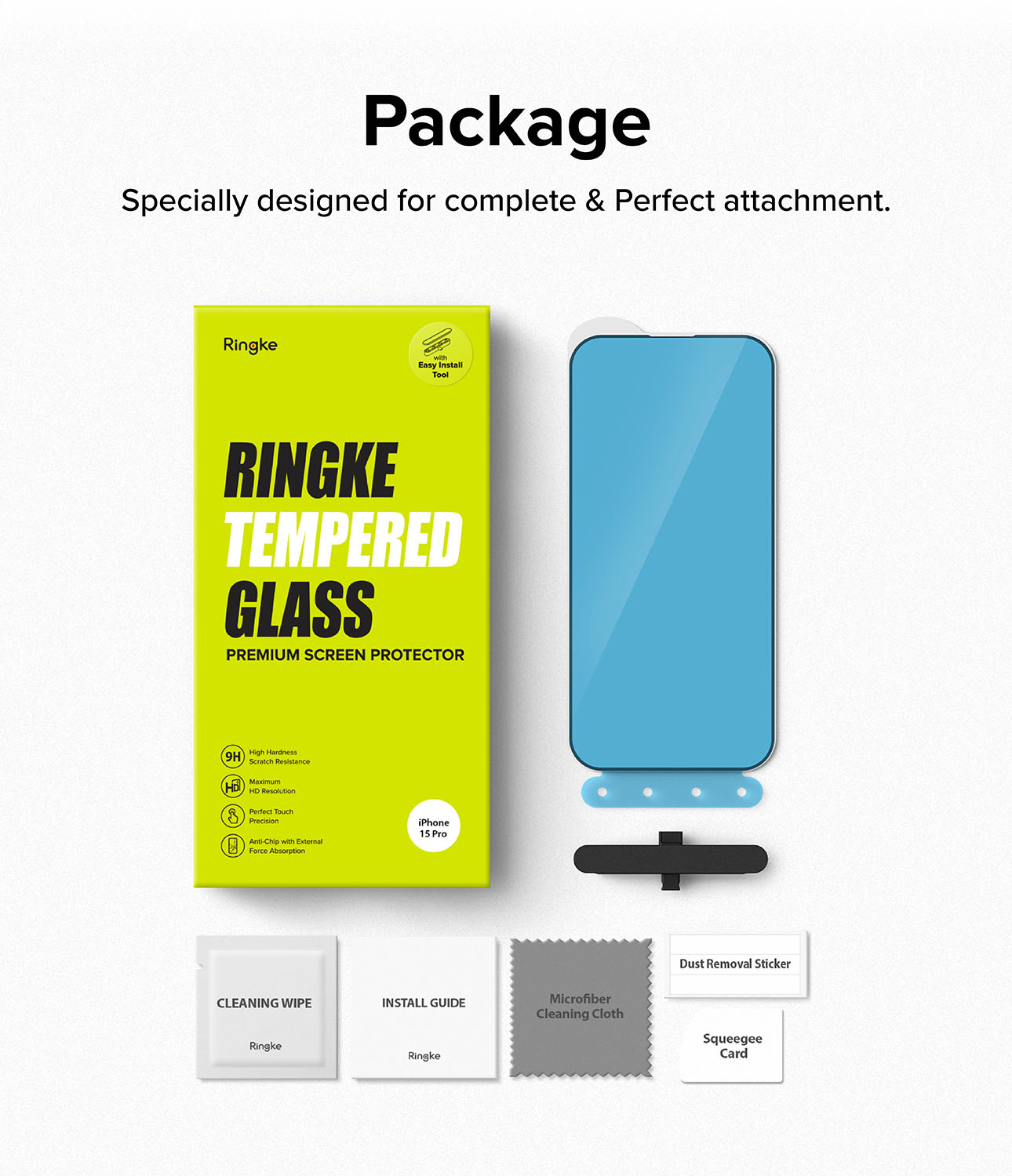 Screen Protector Glass iPhone 15 Pro