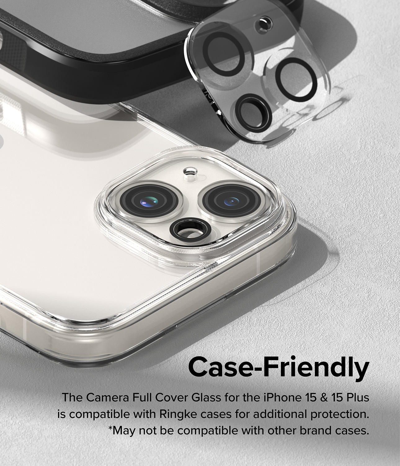 Camera Protector Glass iPhone 15 Plus (2-pack)