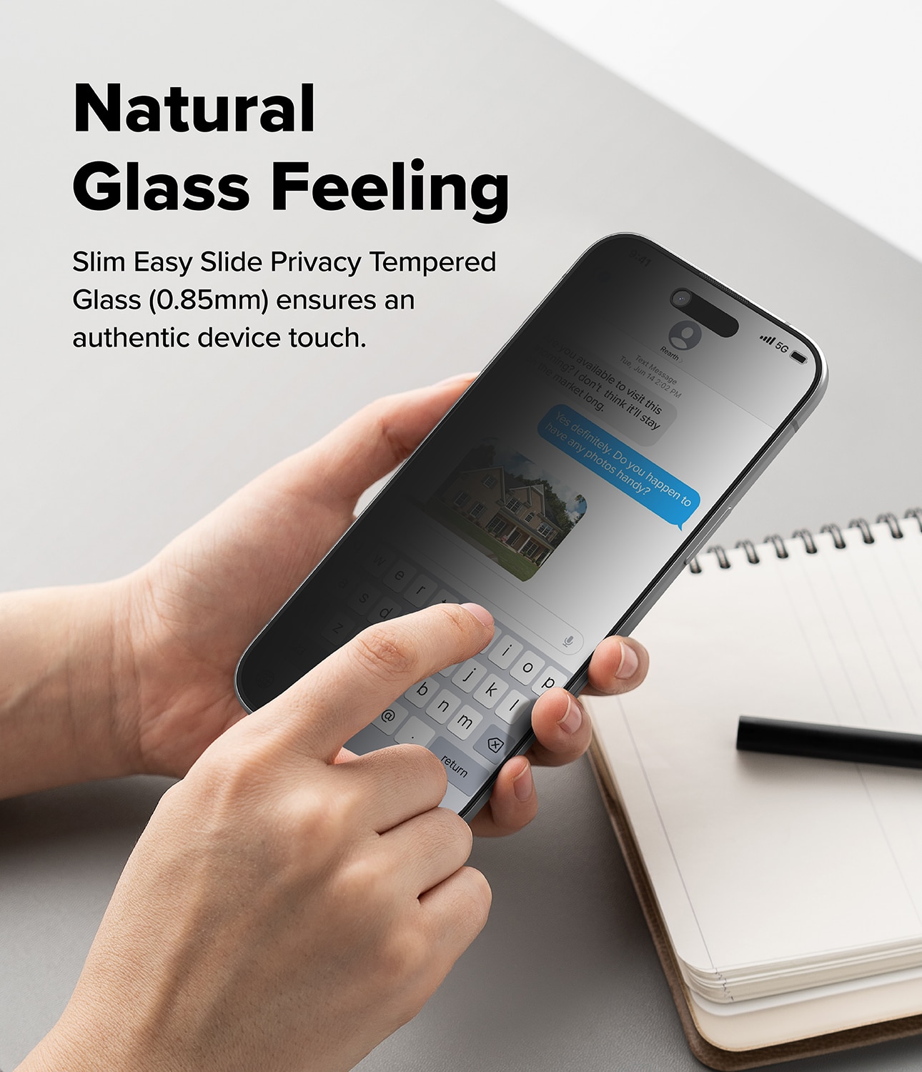 Easy Slide Privacy Glass (2-pack) iPhone 17 Air