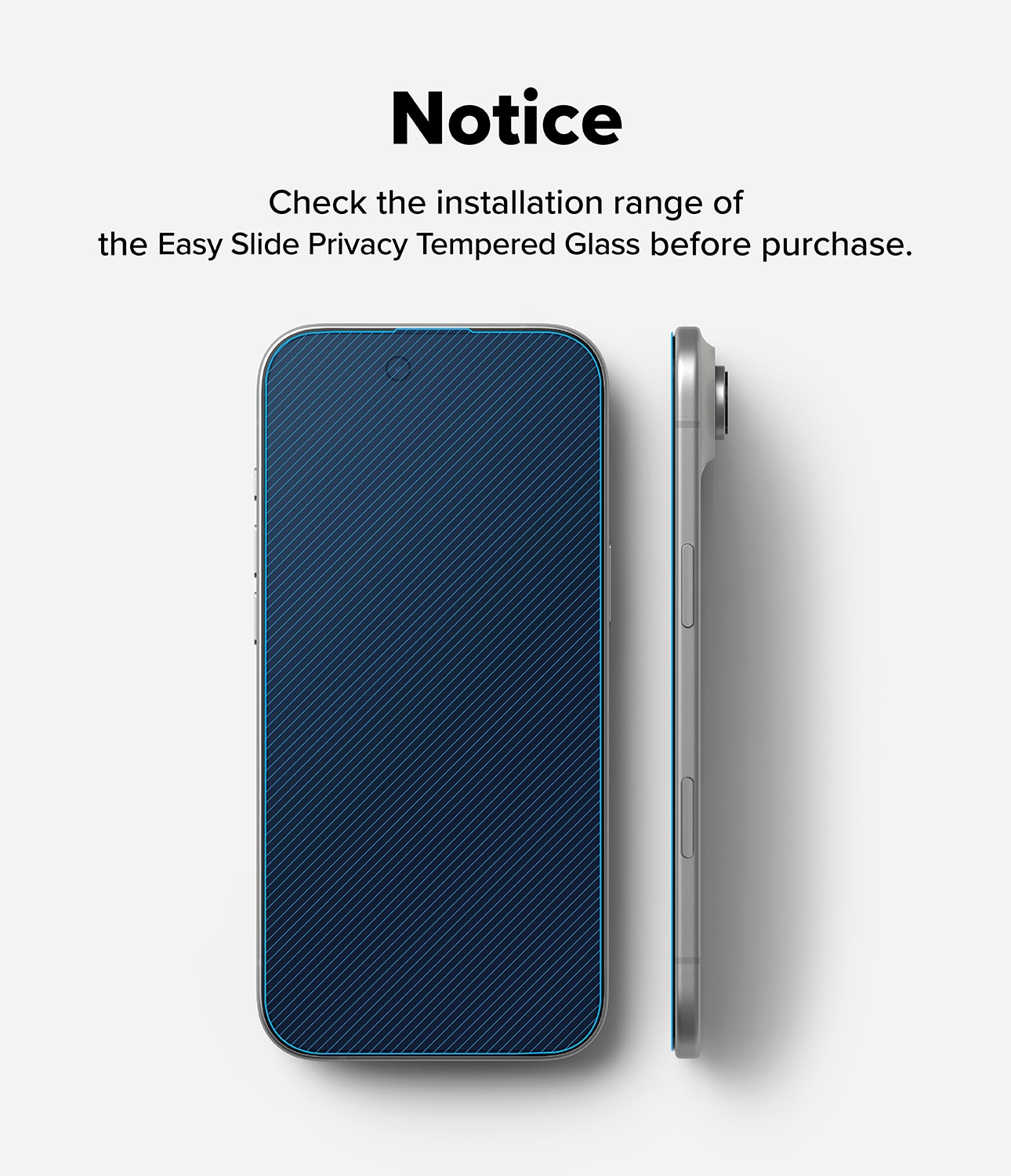 Easy Slide Privacy Glass (2-pack) iPhone 17 Air