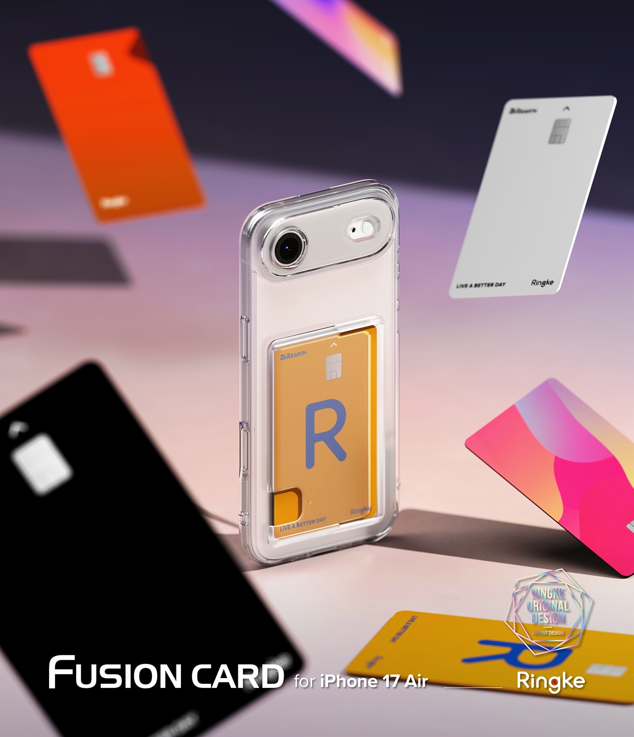 Fusion Card Case iPhone 17 Air Kirkas