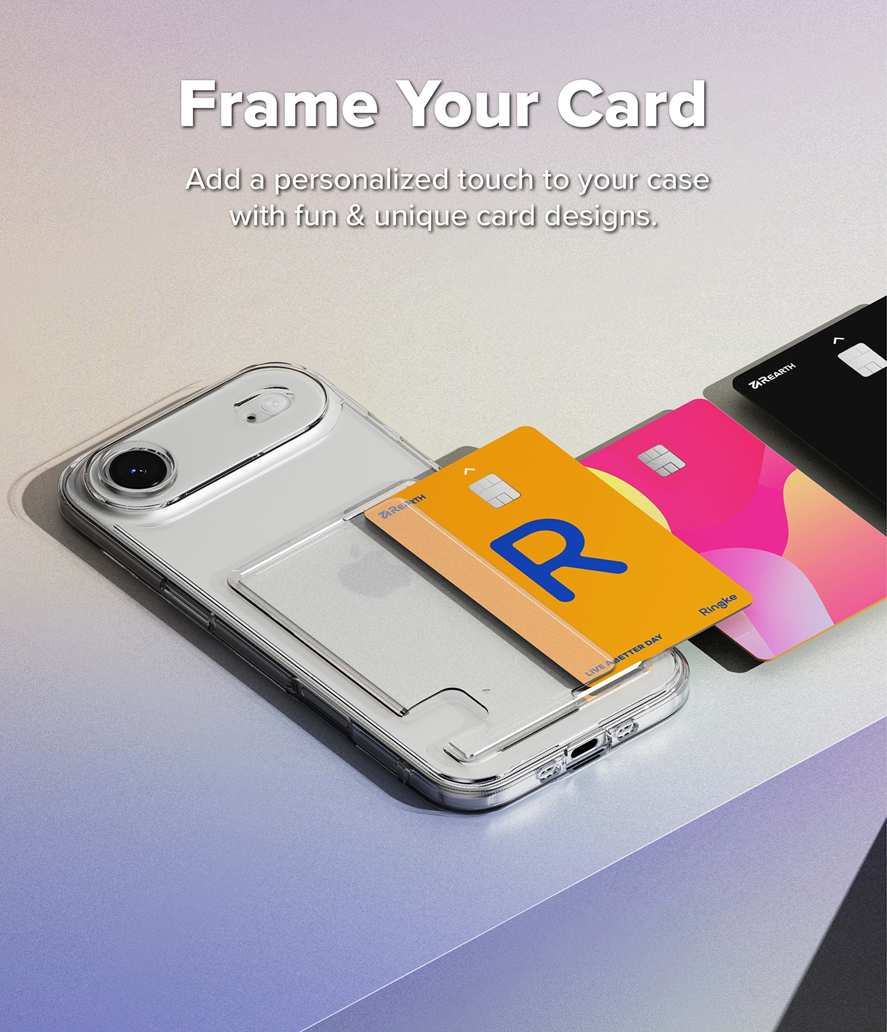 Fusion Card Case iPhone 17 Air Kirkas