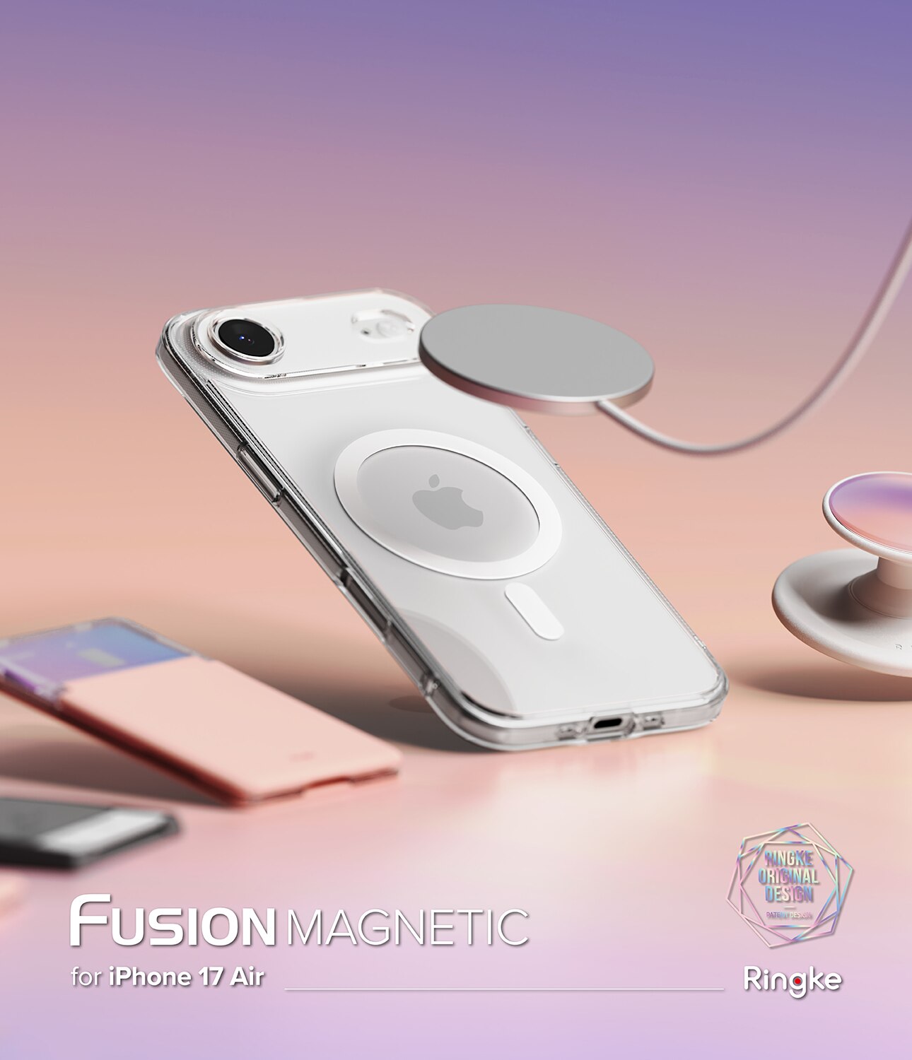 Fusion Magnetic Case iPhone 17 Air Kirkas