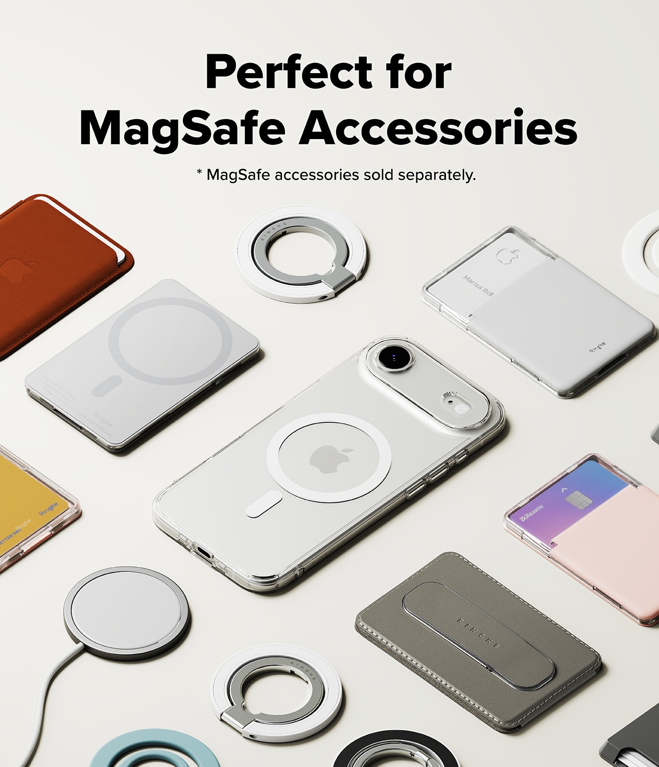 Fusion Magnetic Case iPhone 17 Air Kirkas