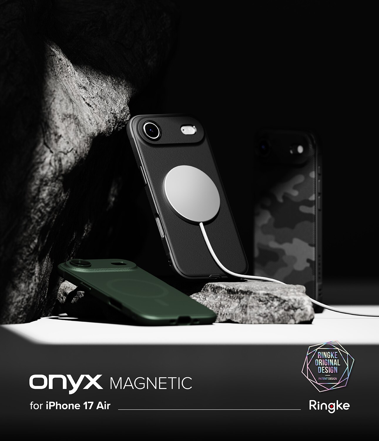 Onyx Magnetic Case iPhone 17 Air Black