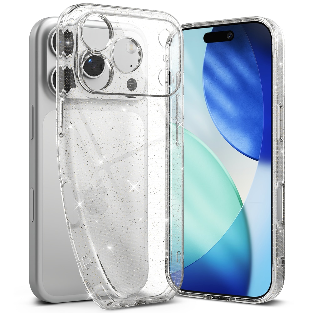Air Case iPhone 17 Pro Glitter Clear