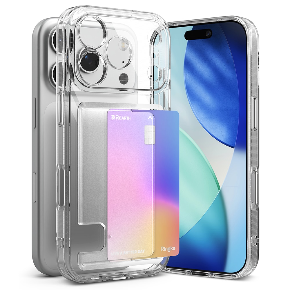 Fusion Card Case iPhone 17 Pro Kirkas