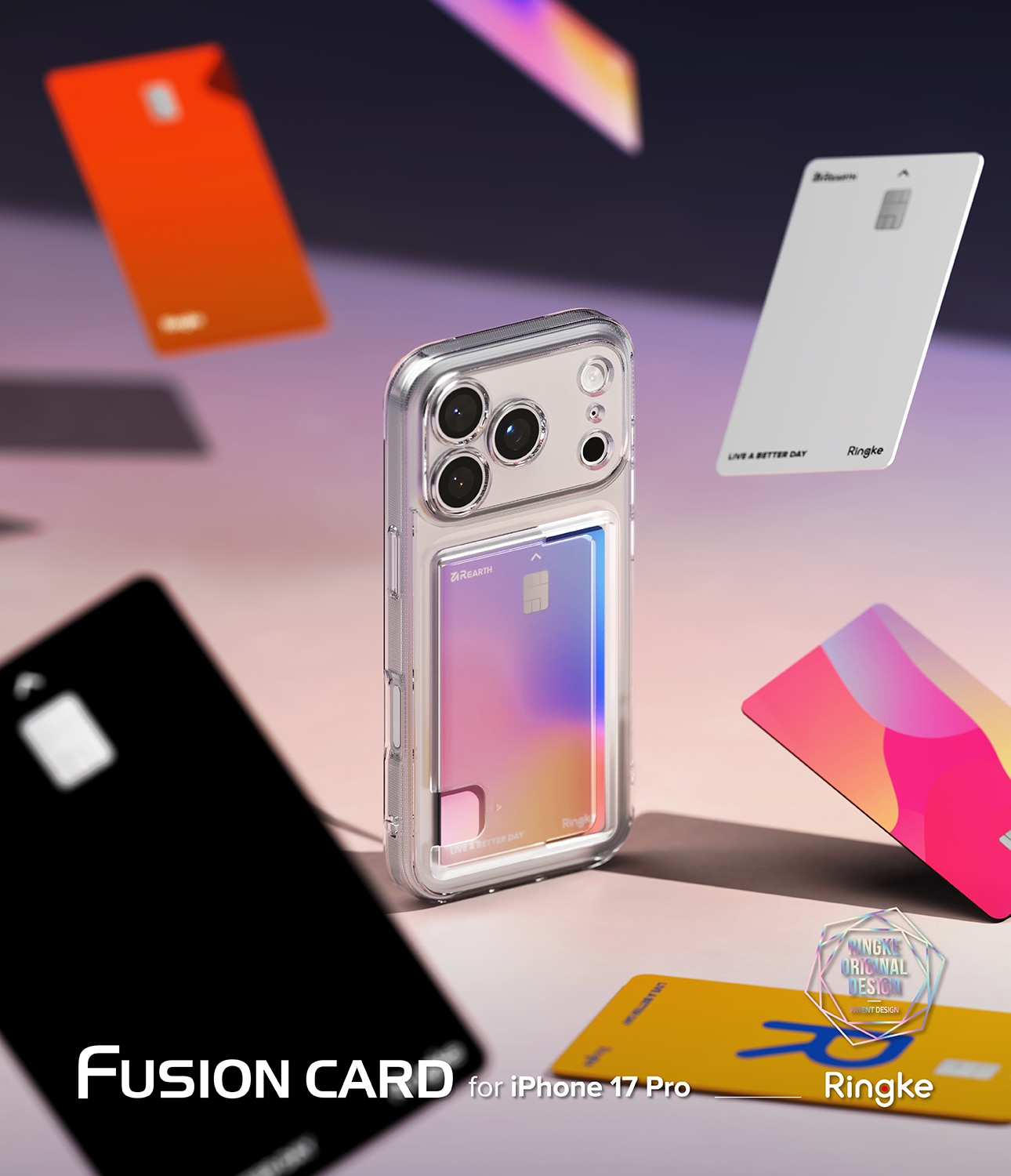 Fusion Card Case iPhone 17 Pro Max Kirkas