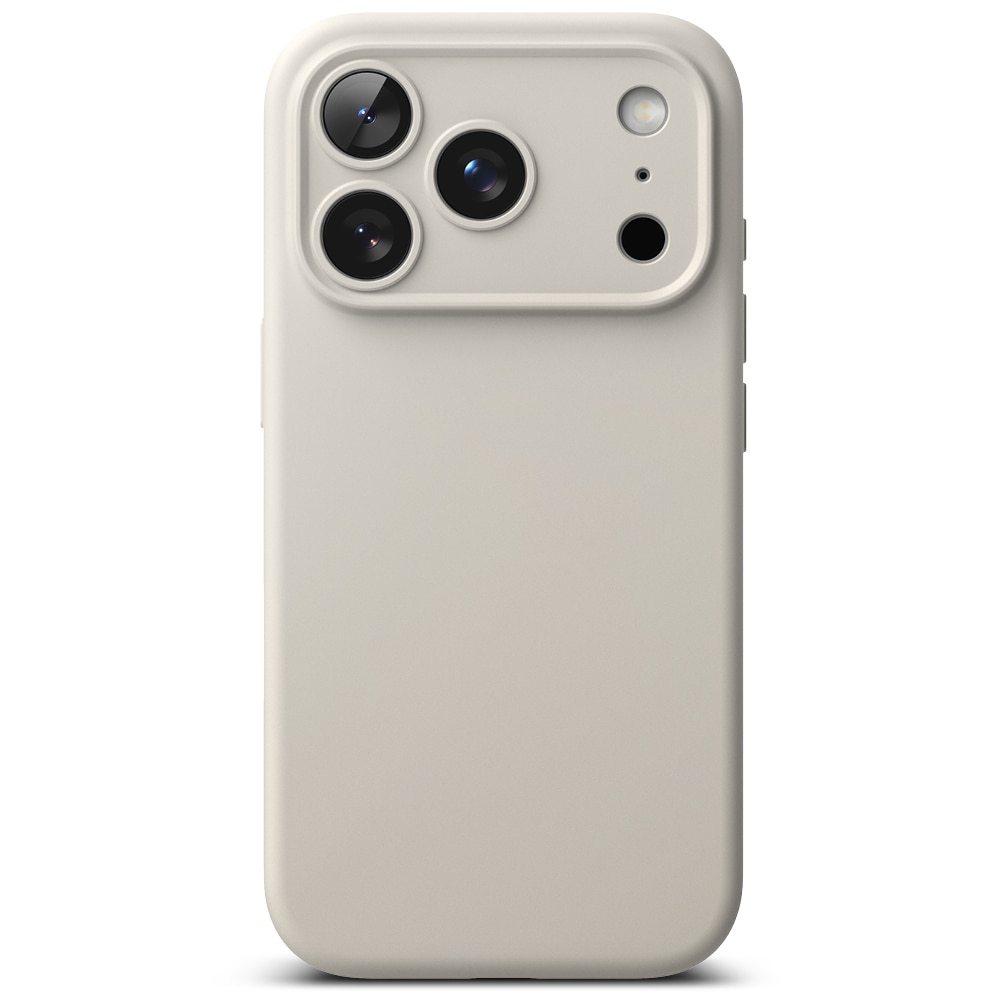 Silicone Magnetic Case iPhone 17 Pro Stone