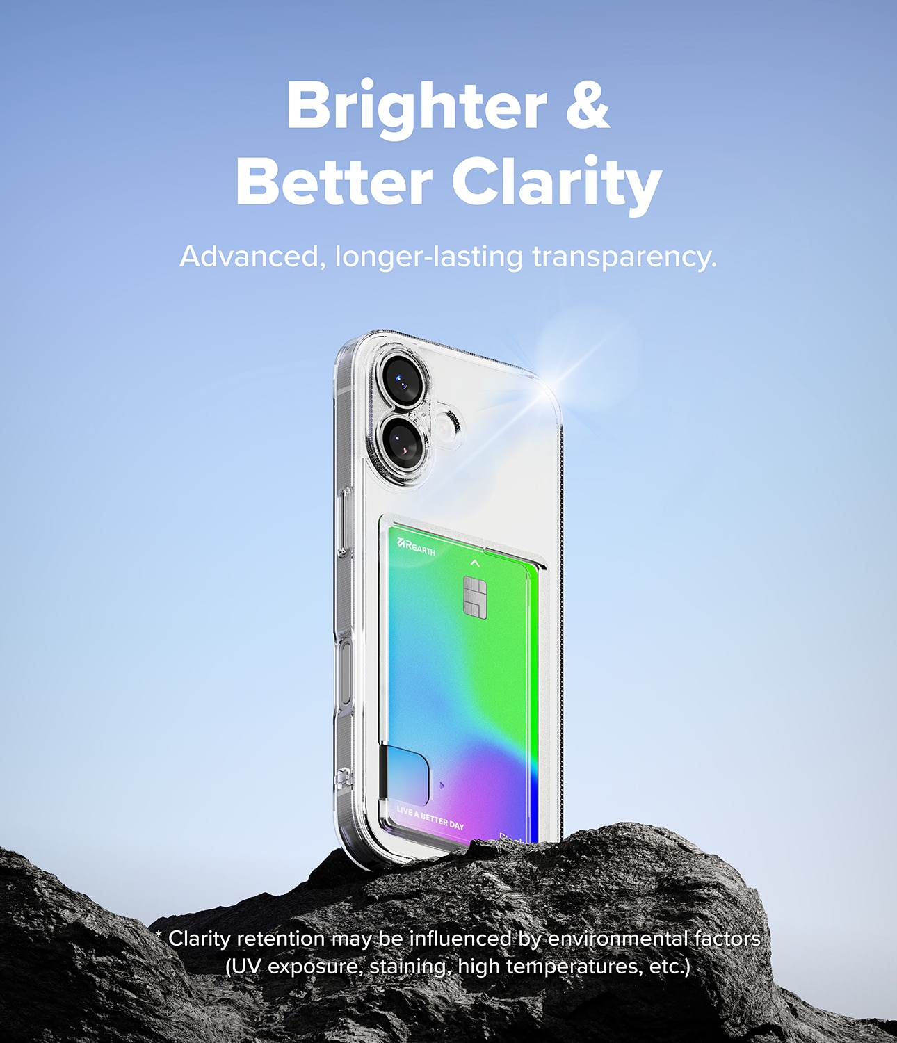 Fusion Card Case iPhone 17 Kirkas