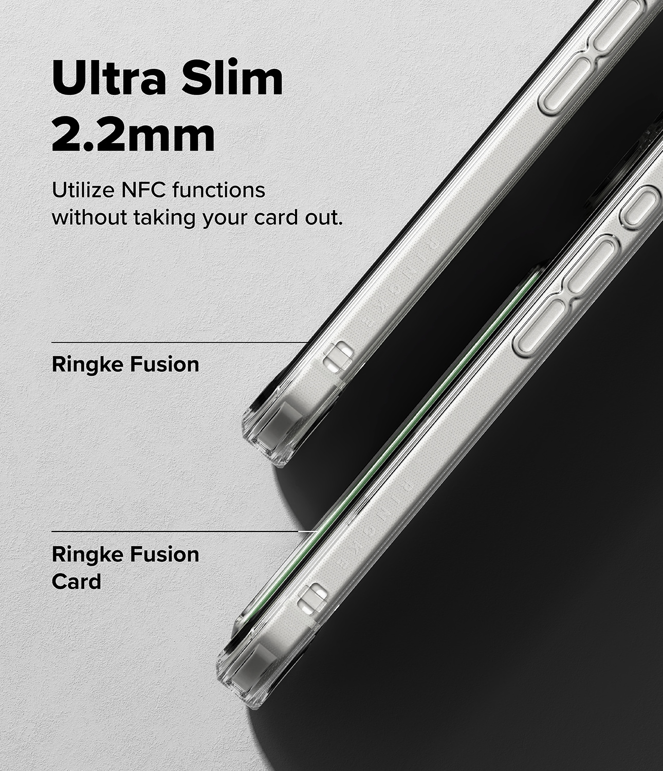 Fusion Card Case iPhone 17 Kirkas