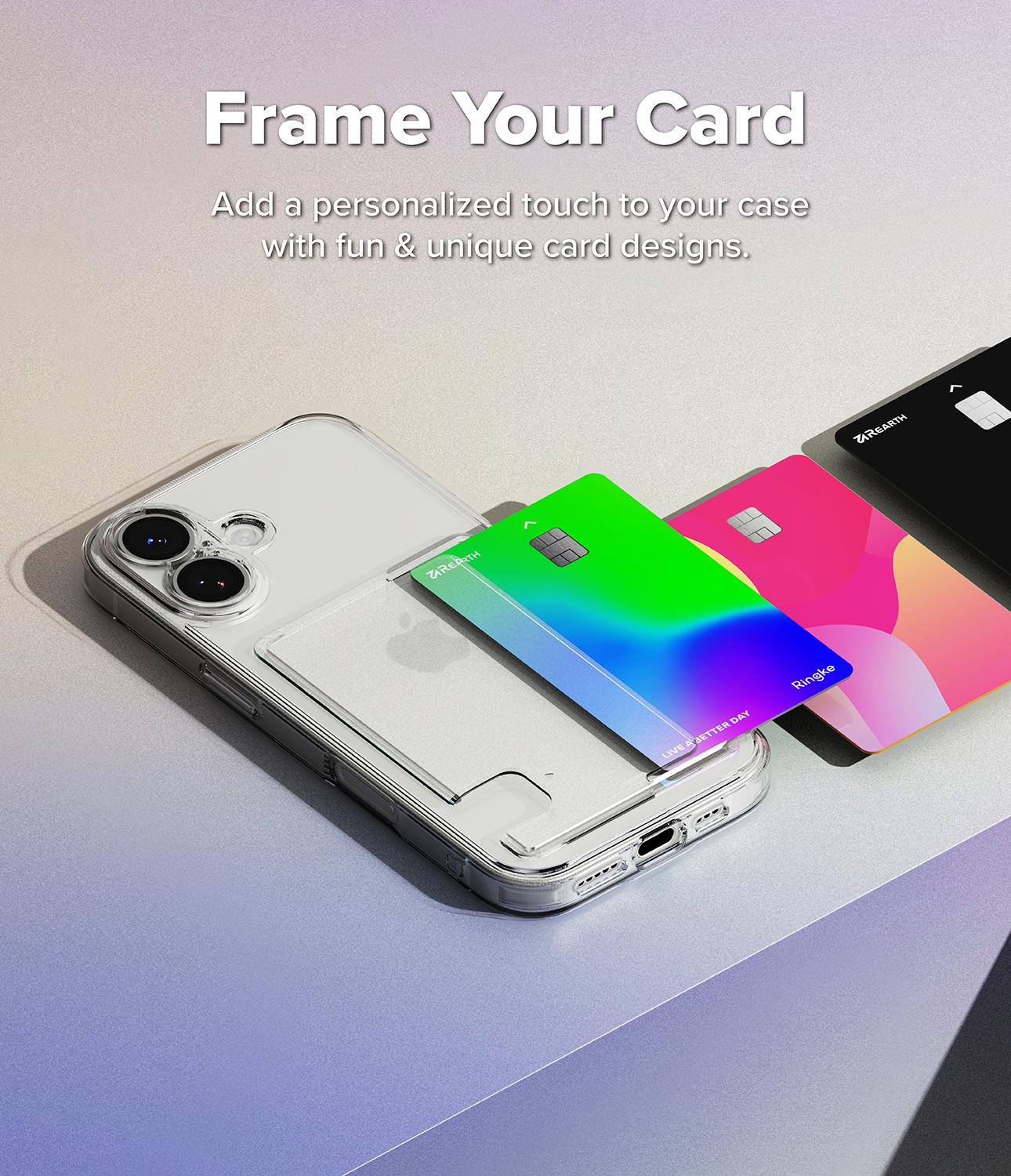 Fusion Card Case iPhone 17 Kirkas