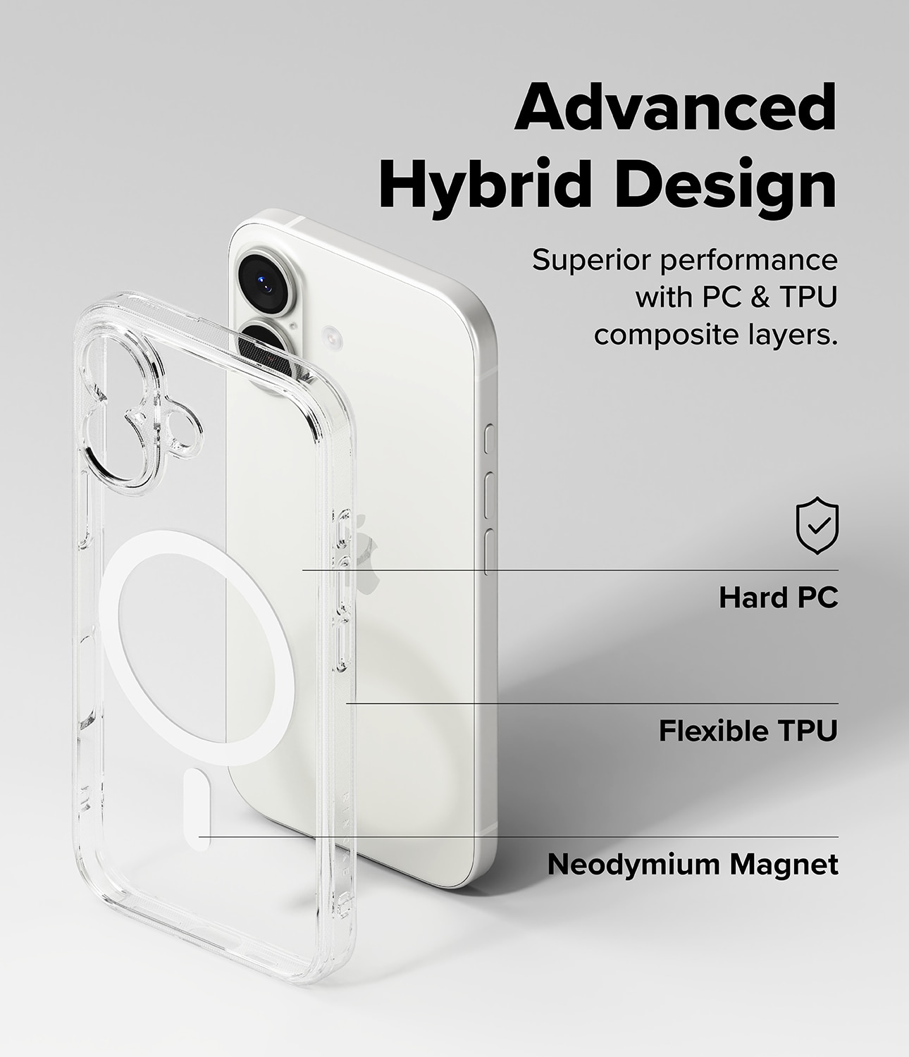 Fusion Magnetic Case iPhone 17 Kirkas